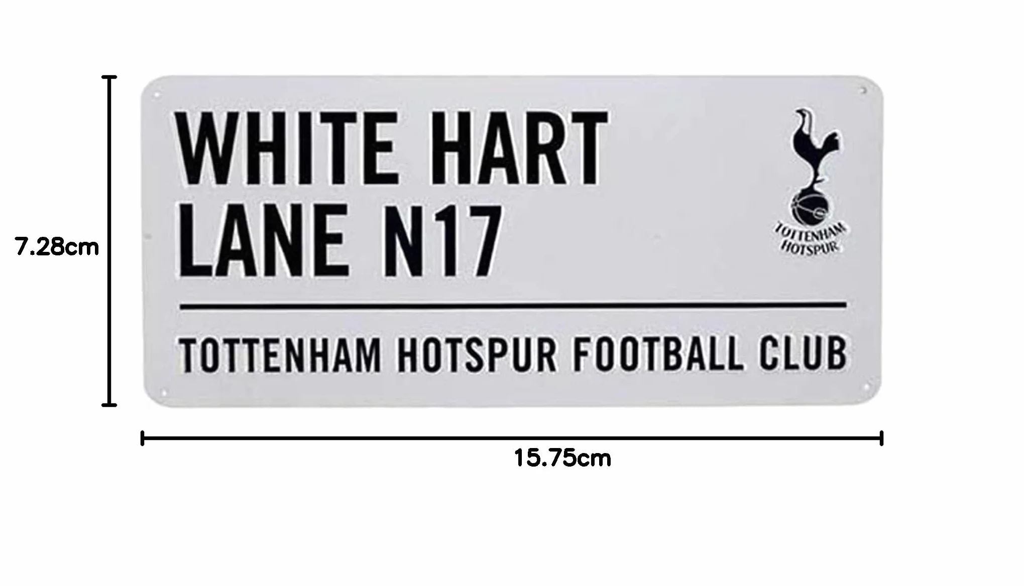 Tottenham Hotspur Panneau de rue FC, vert