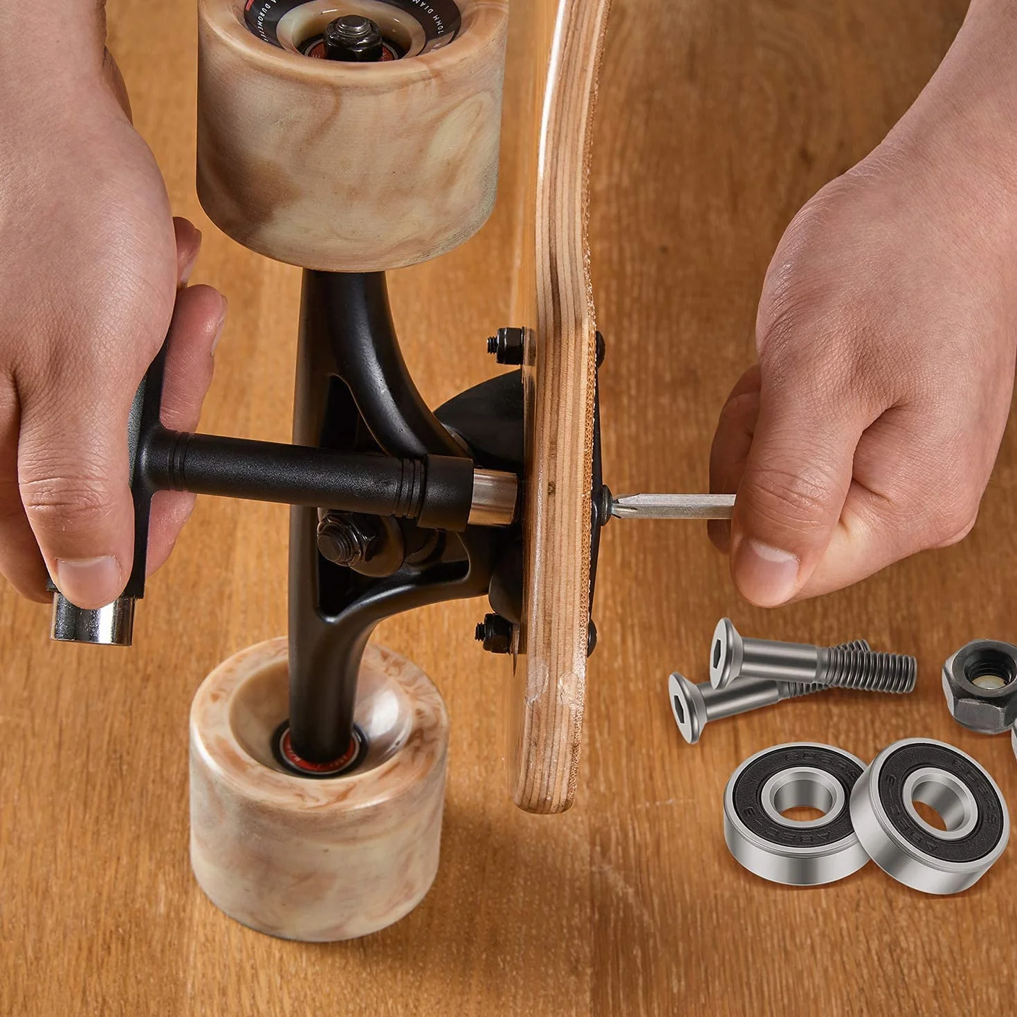 Outils de Skate Tout-en-Un en T avec Tournevis Cruciforme Type L pour Planche à roulettes