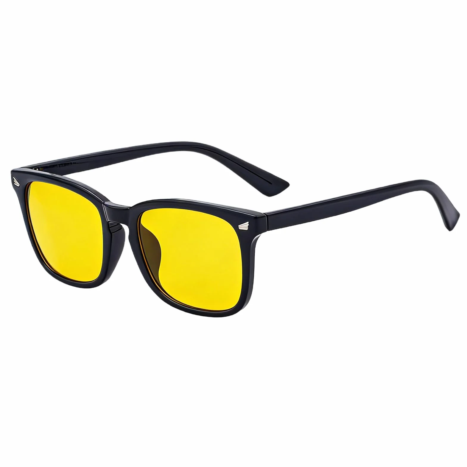 Lunettes de Conduite Nocturne Polarisées Anti-éblouissement Verres Jaunes Protection UV400