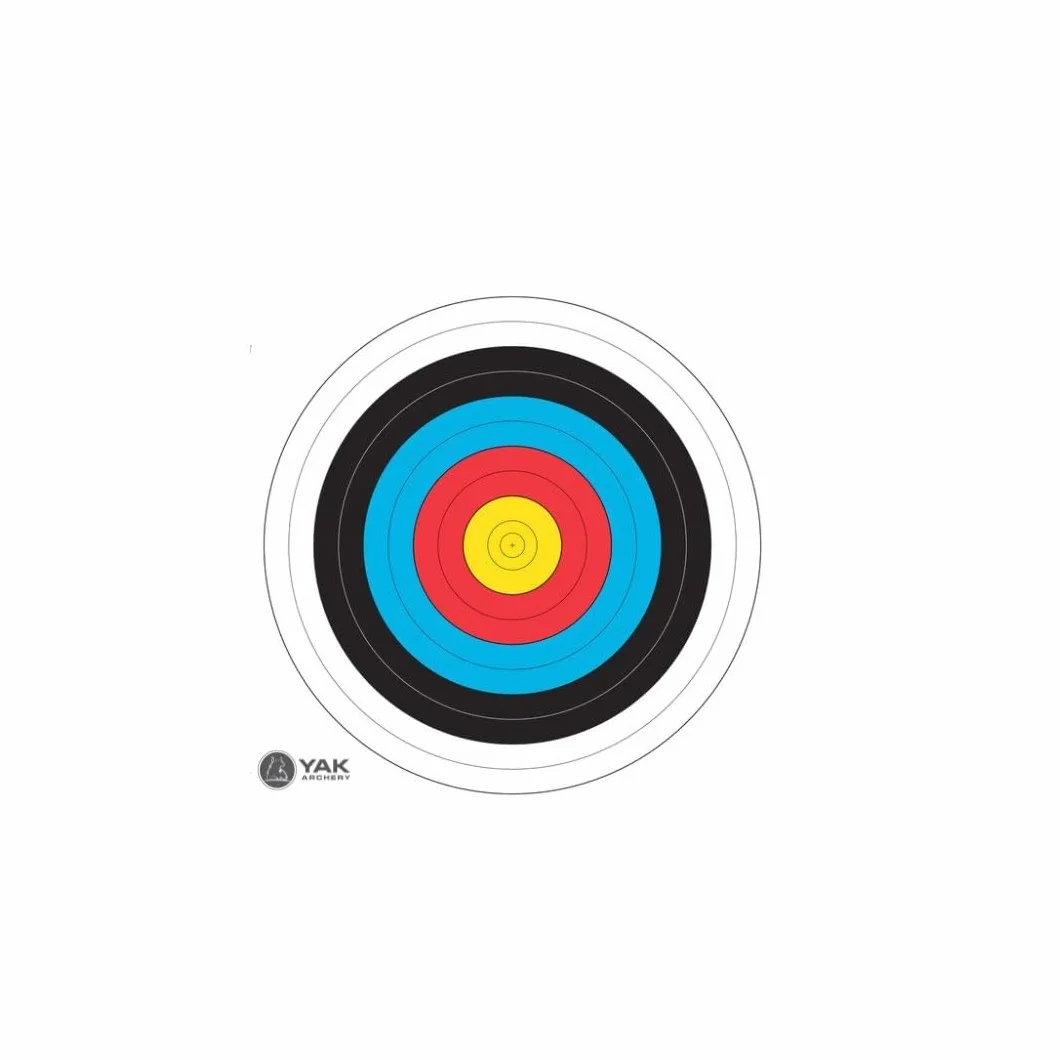 YAK Archery Lot de 8 cibles de tir à l'arc 3 tailles 80 60 40 avec clous résistant aux intempéries