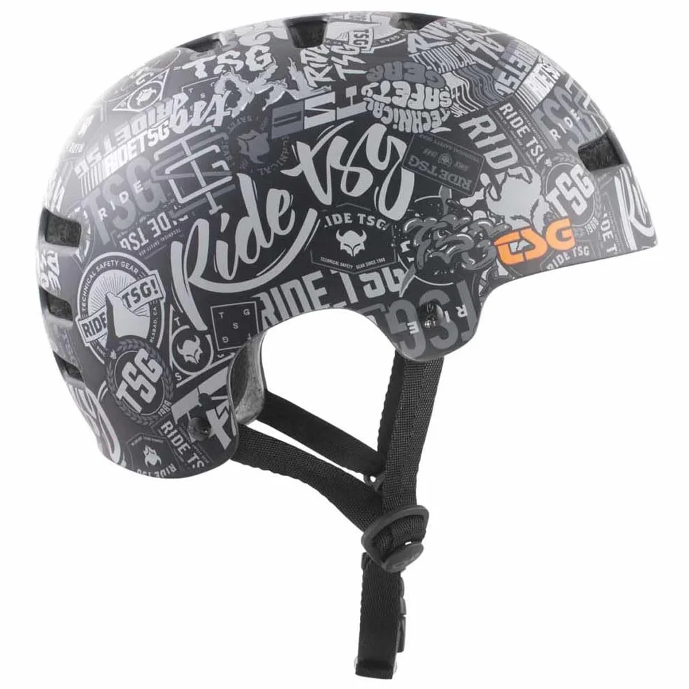 TSG Evolution Casque Bowl Adulte Stickerbomb