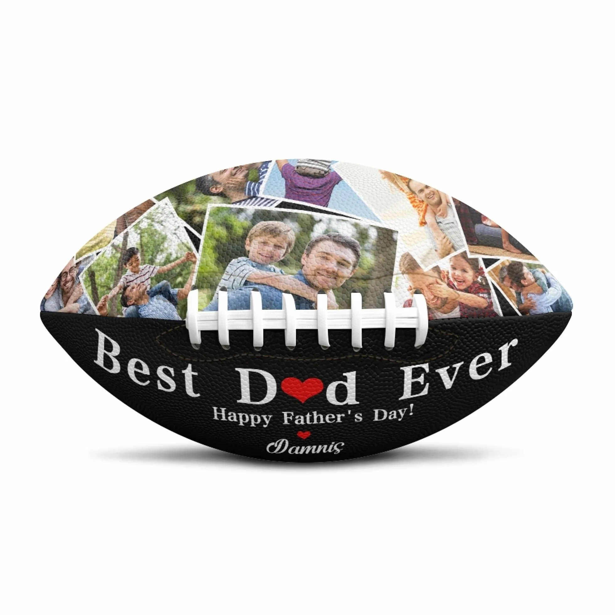 Ballon de football photo personnalisé pour papa Fête des Pères
