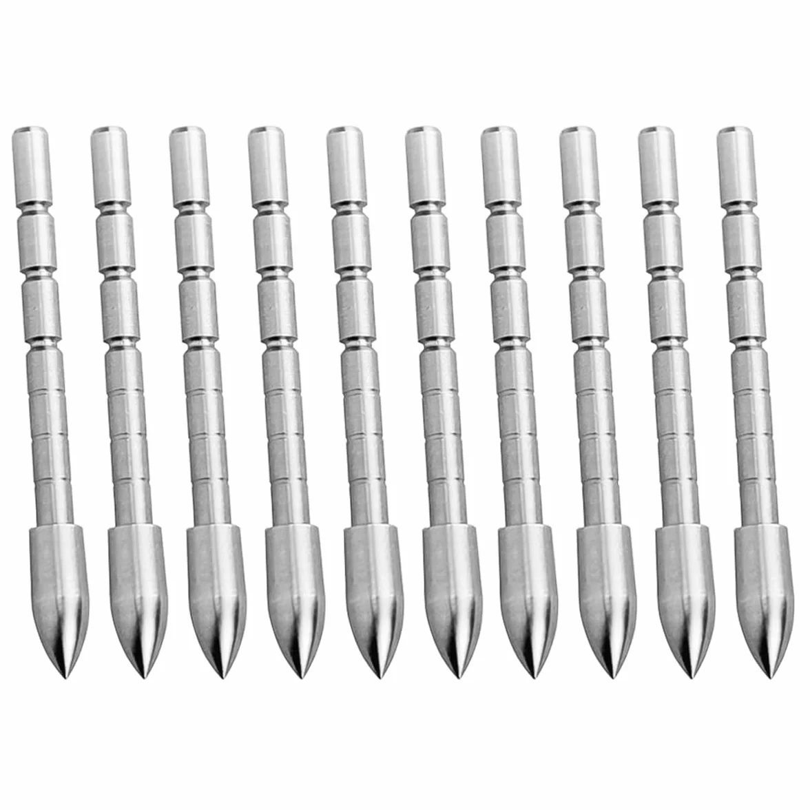 Sarini Pointe de flèche 4,2 mm Acier 120 Grains pour tir à l'arc ID 4,2 mm