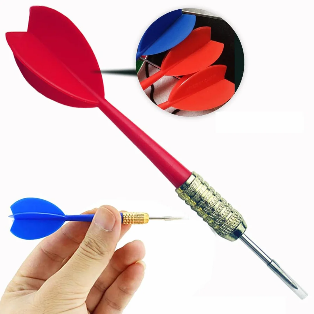 Fléchettes en Plastique - Paquet de 10 - Fléchettes d'Intérieur pour Maison
