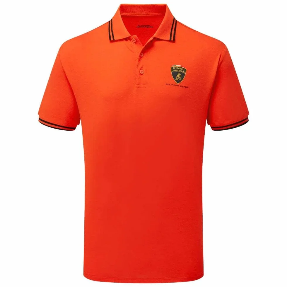 Lamborghini Squadra Corse Polo de voyage Orange
