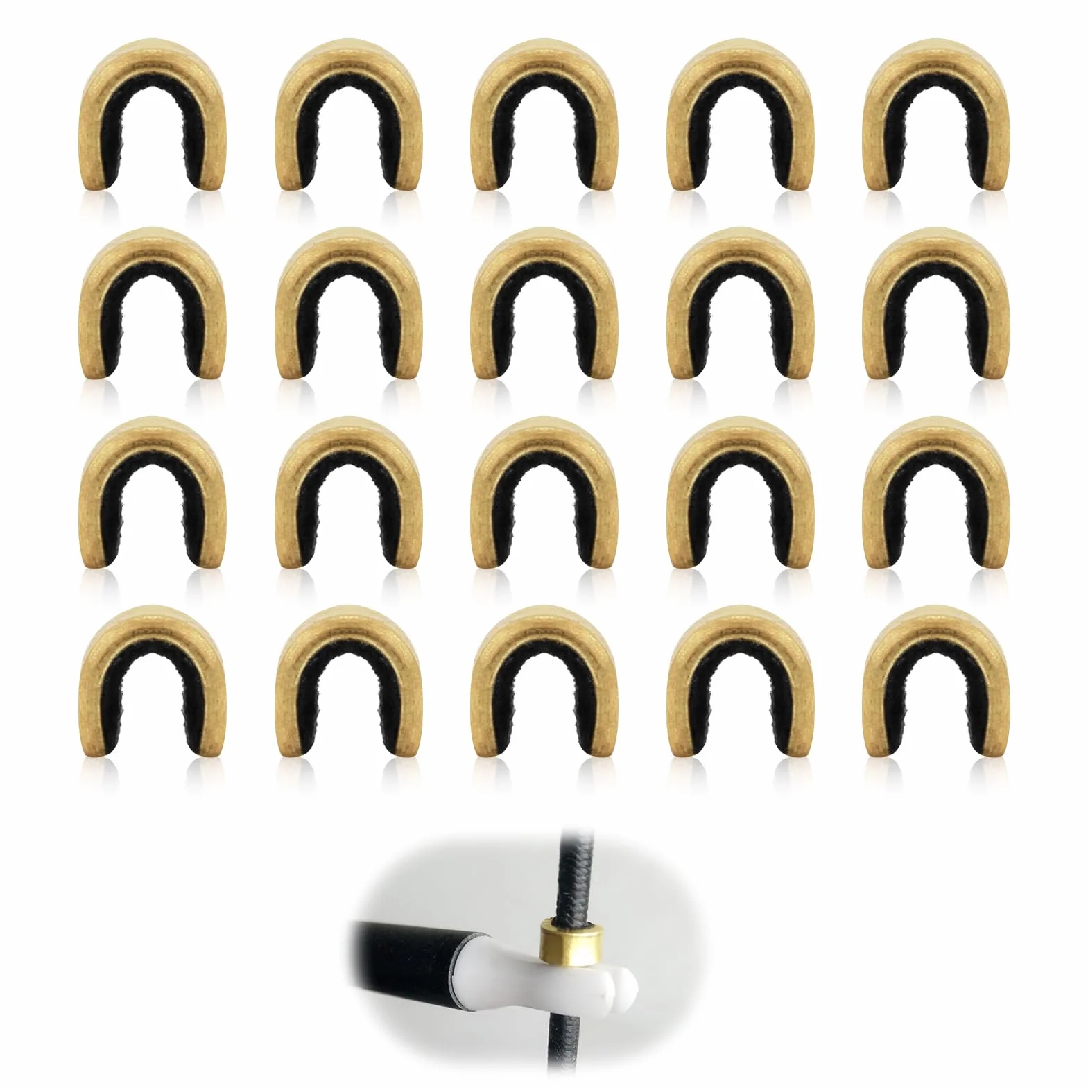 Bowstring Nocks Buckle Clips Bow String Nocking Point Boucle en Laiton Cordes d'arc Accessoires Tir à l'arc