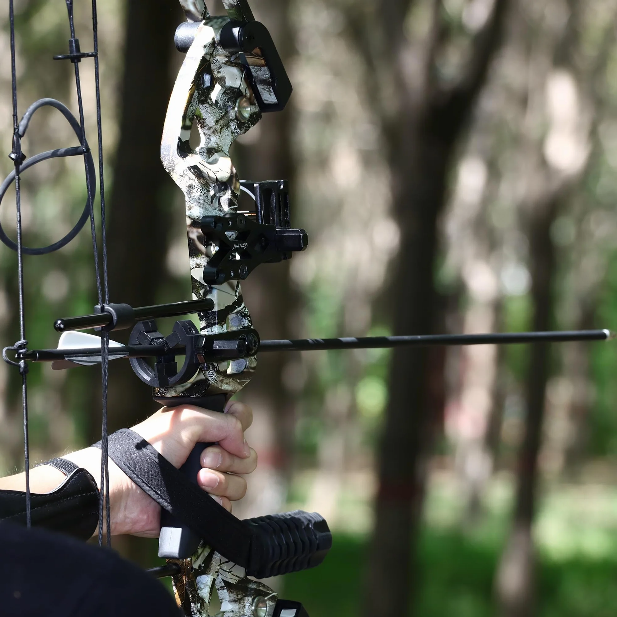 Kit Arc à Poulies Compound Réglable 30-40 Livres 310 FPS Chasse Adultes