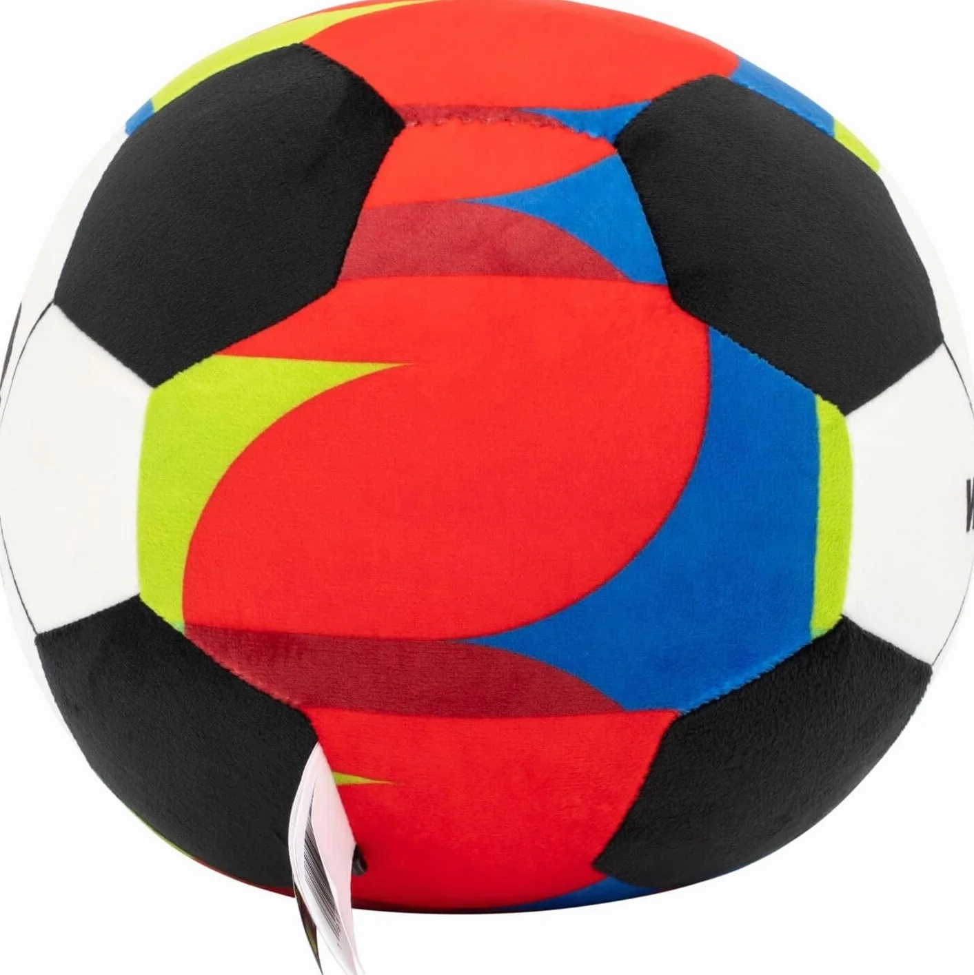 Jazwares Ballon de football FIFA en peluche rouge 22,9 cm Peluche douce Coupe du Monde Motif officiel FIFA