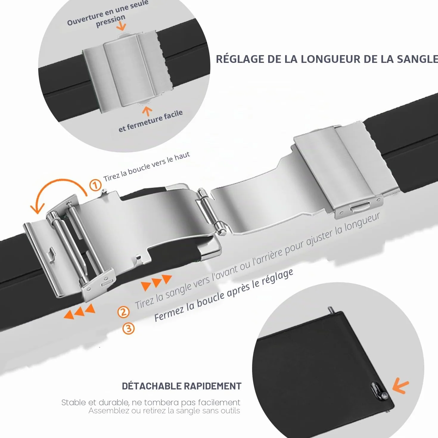 Montre podomètre grands chiffres LCD compteur pas calories sans application