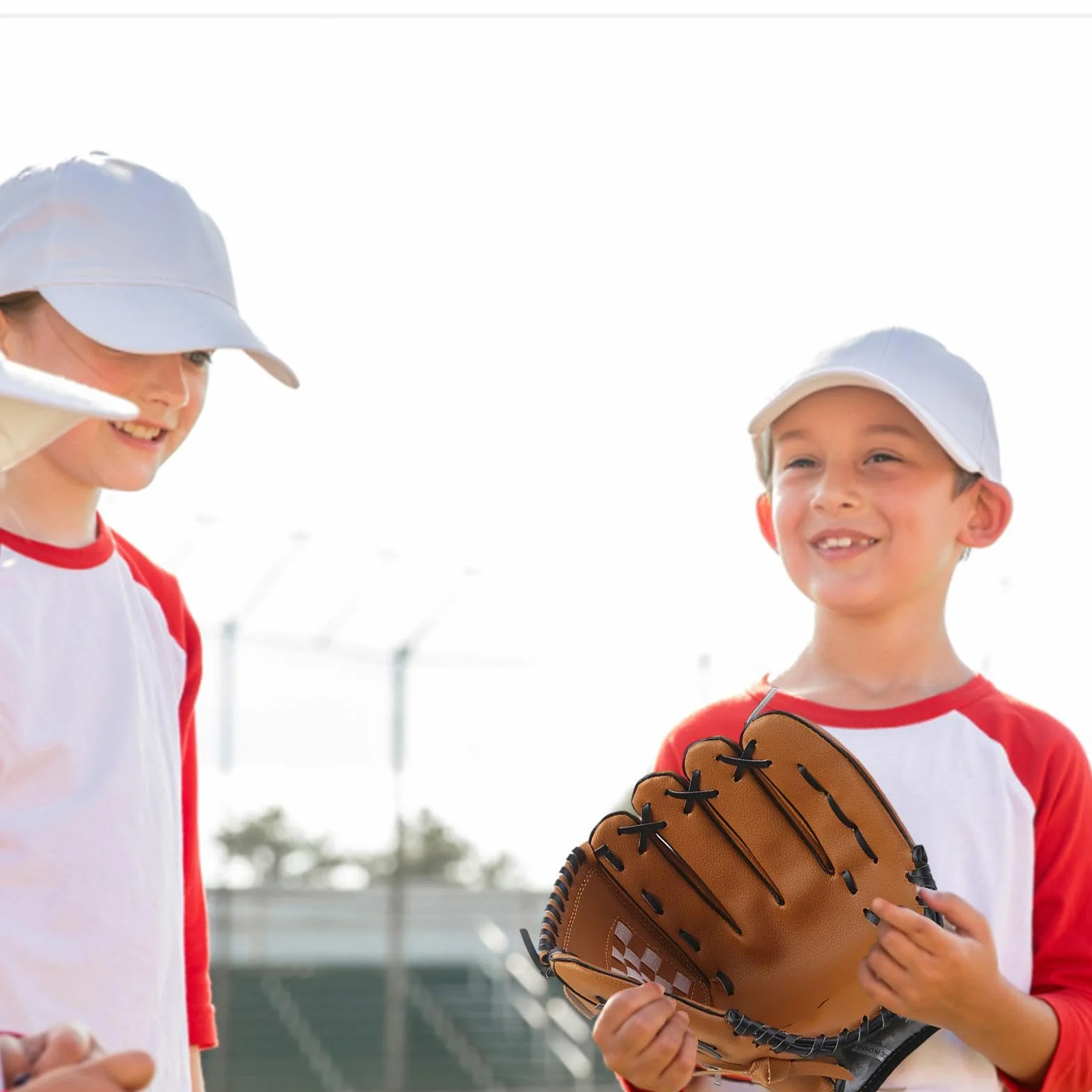 Gants de baseball et softball en cuir PU durables pour enfants et adultes S/M/L