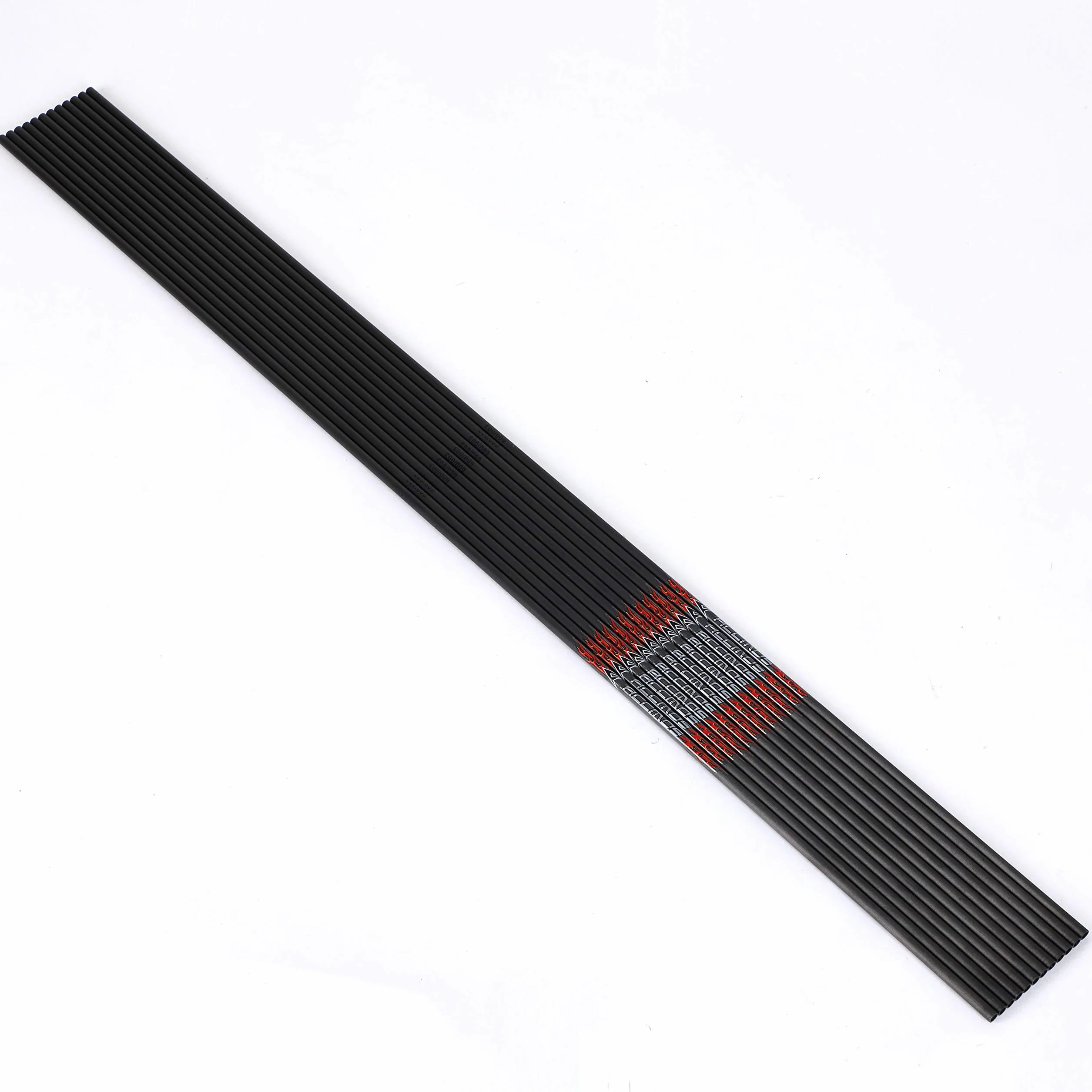 ACCMOS Spine 400 Arbres Flèche 32 Pouces Carbone DIY Tube Flèche Cible Chasse Arc à Poulies Recurve 12pcs