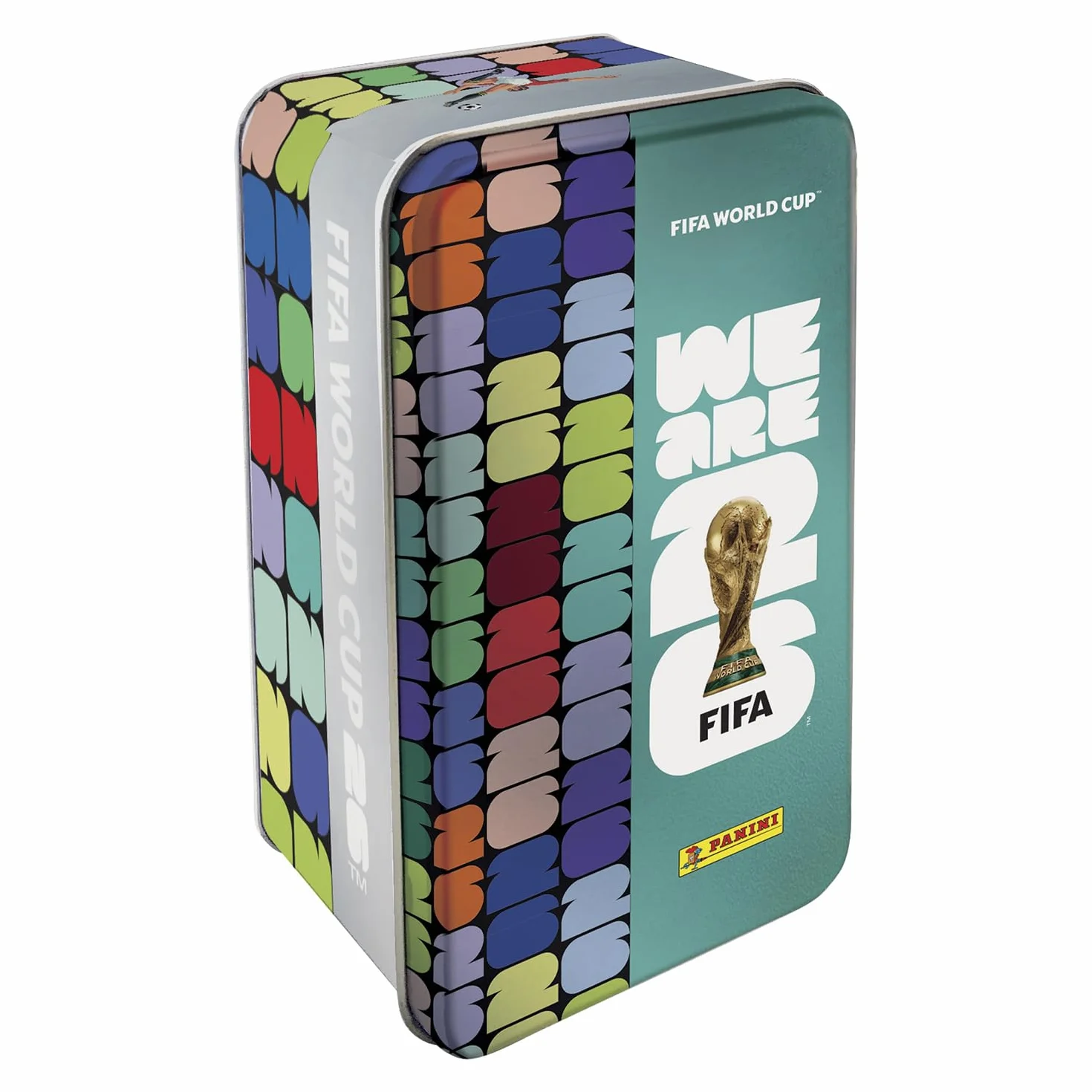 Panini Coupe du Monde FIFA 2026 Stickers - Boîte métal Grand Format 16 Pochettes