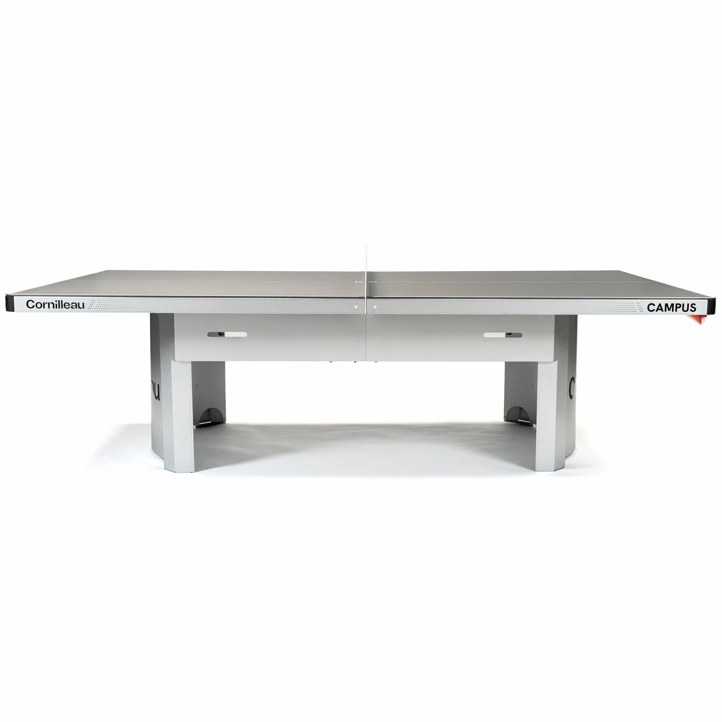 Cornilleau Table de ping-Pong d'extérieur 510 Campus Fixe Rebond compétition Bleu ou Gris 7mm Agrément FFTT Loisir et Scolaire