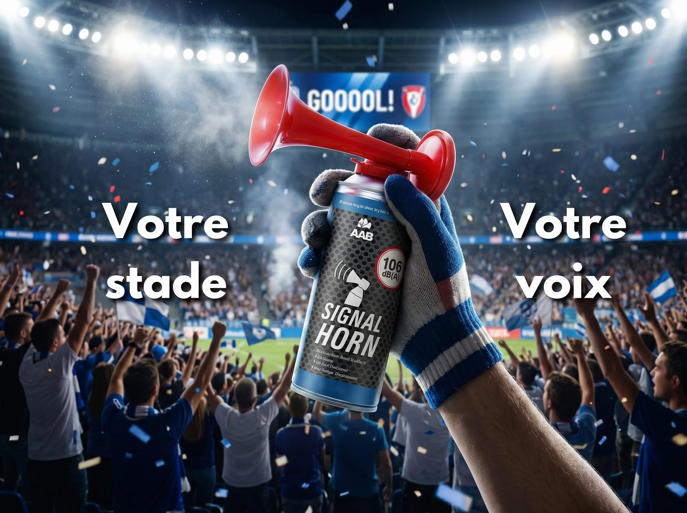AABCOOLING Signal Horn 106 DB(A) Klaxon à Air Comprimé pour Supporters