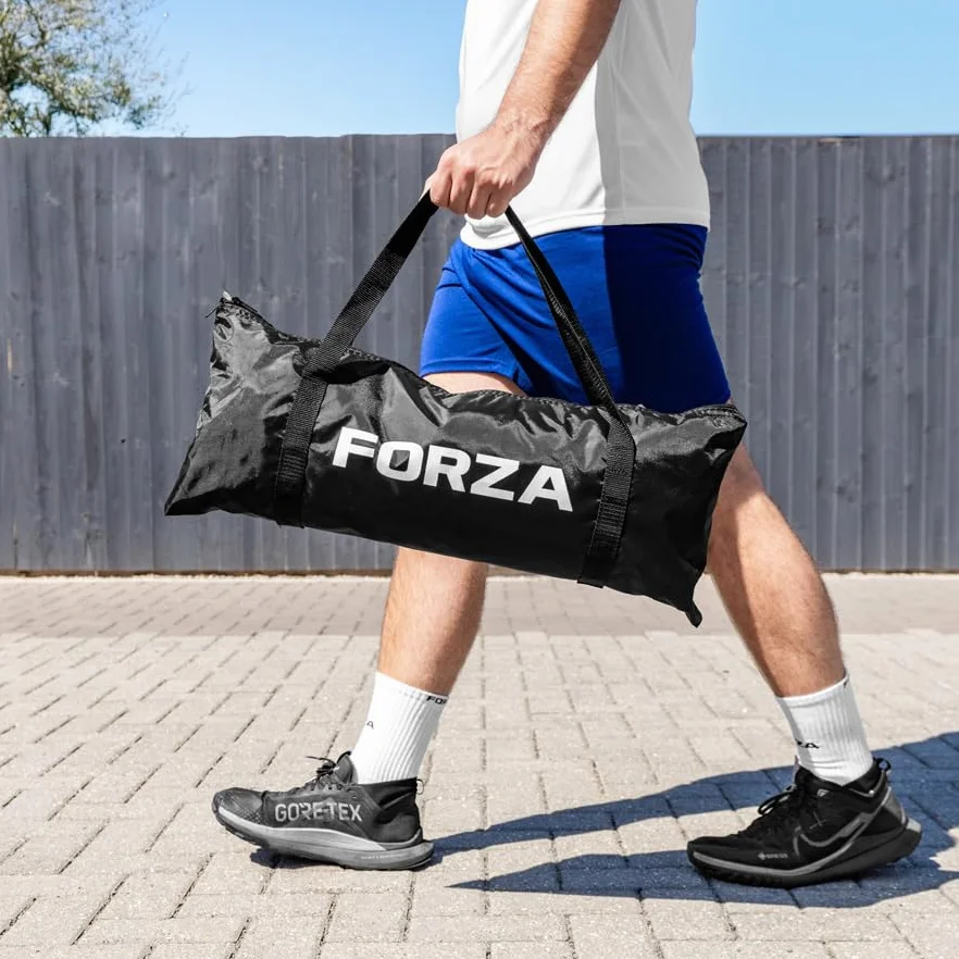 FORZA Filet de Retour de Basketball Solo Portable pour Entraînement de Tir – Durable Résistant aux Intempéries avec Sac de Transport
