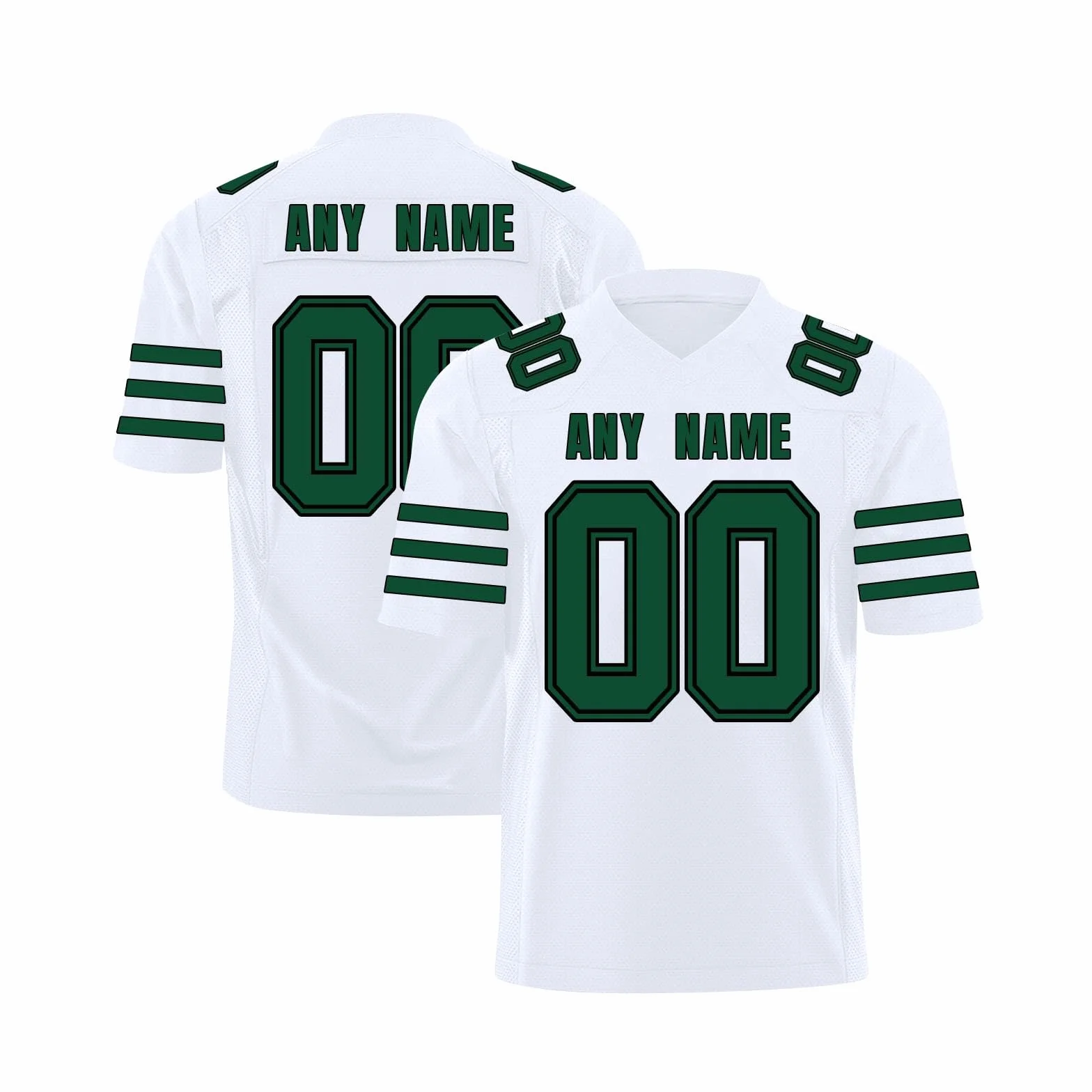 Tee Shirt Personnalisable de Football Américain avec Noms et Numéros pour Équipes et Tournois