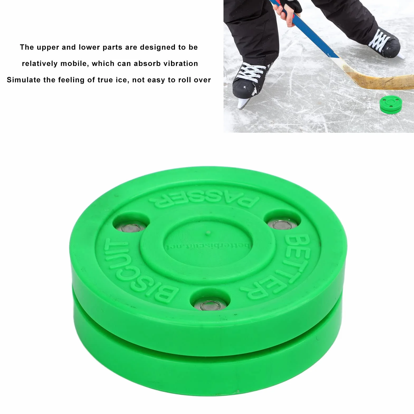 Palet de Hockey sur Glace en Polyoxyméthylène pour Patinage