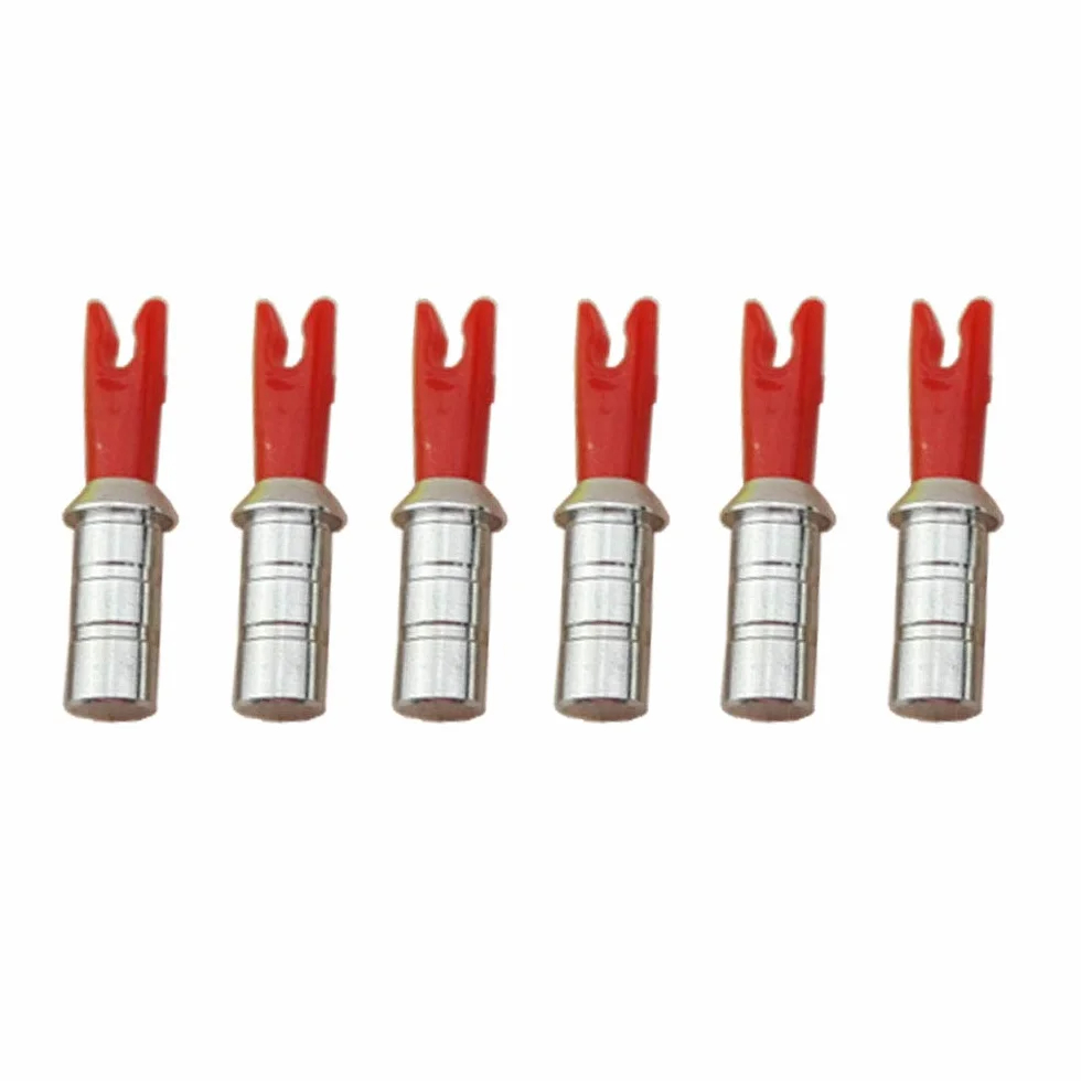 Encoches de Flèche Tir à l'Arc Aluminium ID 4,2mm/6,0mm/6,2mm Paquet de 50