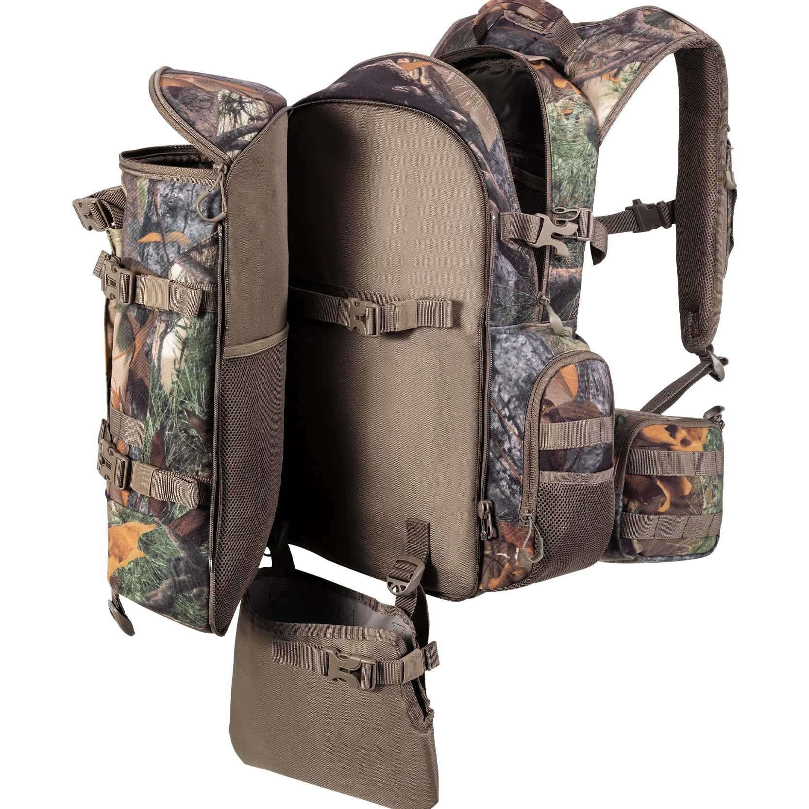 BLISSWILL Grand sac à dos de chasse 40 l imperméable avec housse de pluie
