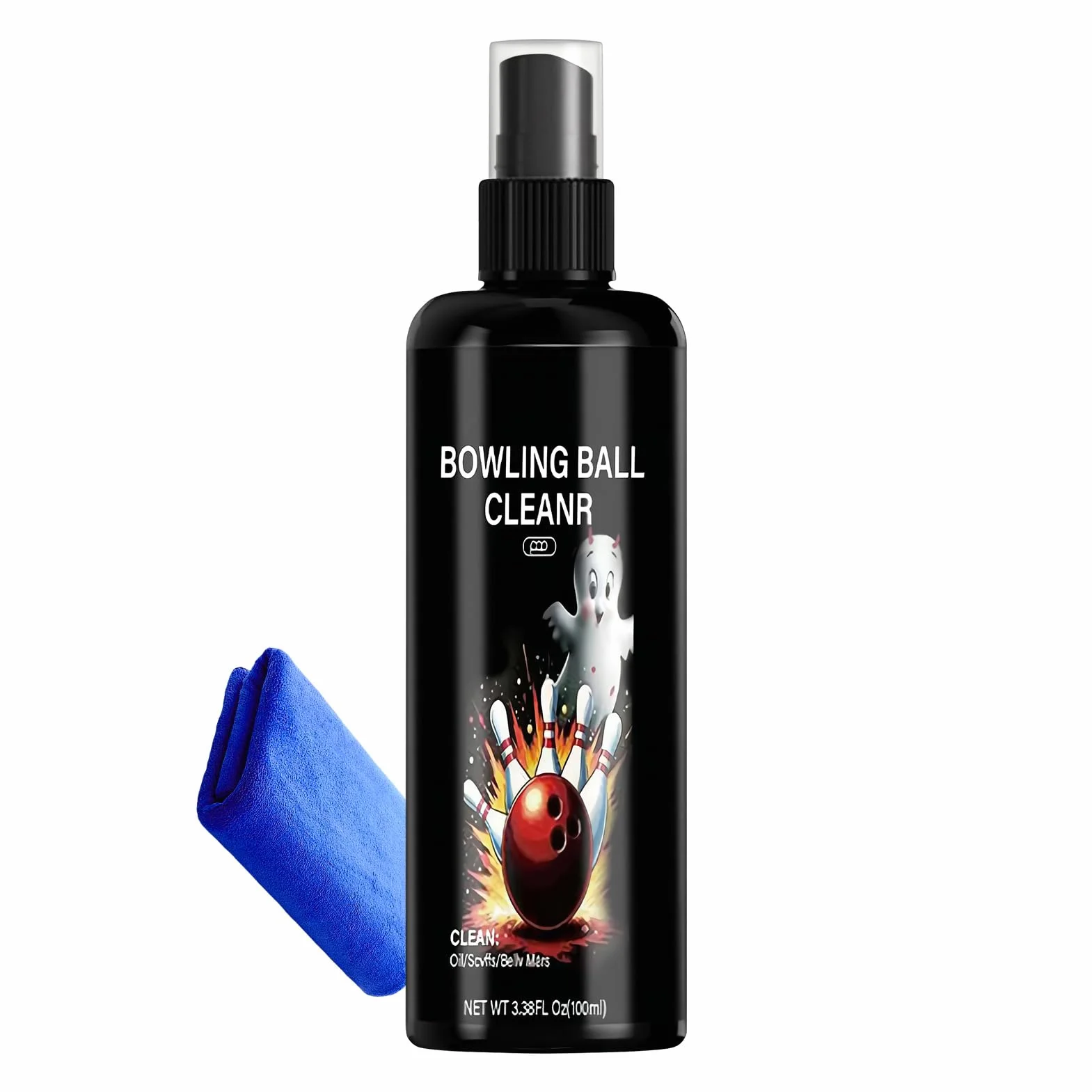 Nettoyant pour Boule de Bowling 100ml - Spray d'Entretien Portable - Élimination des Traces d'Huile