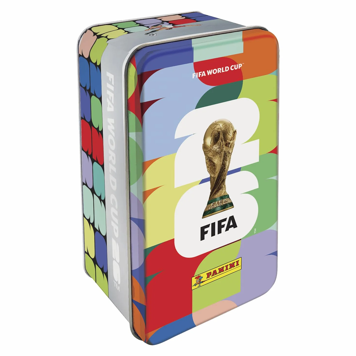 Panini Coupe du Monde FIFA 2026 Stickers - Boîte métal Grand Format 16 Pochettes