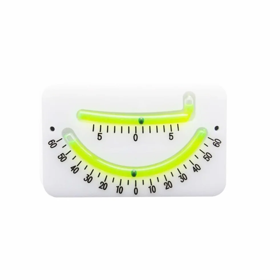 Inclinomètre pour bateaux de pêche - Niveau d'angle avec visibilité nocturne (blanc + vert)