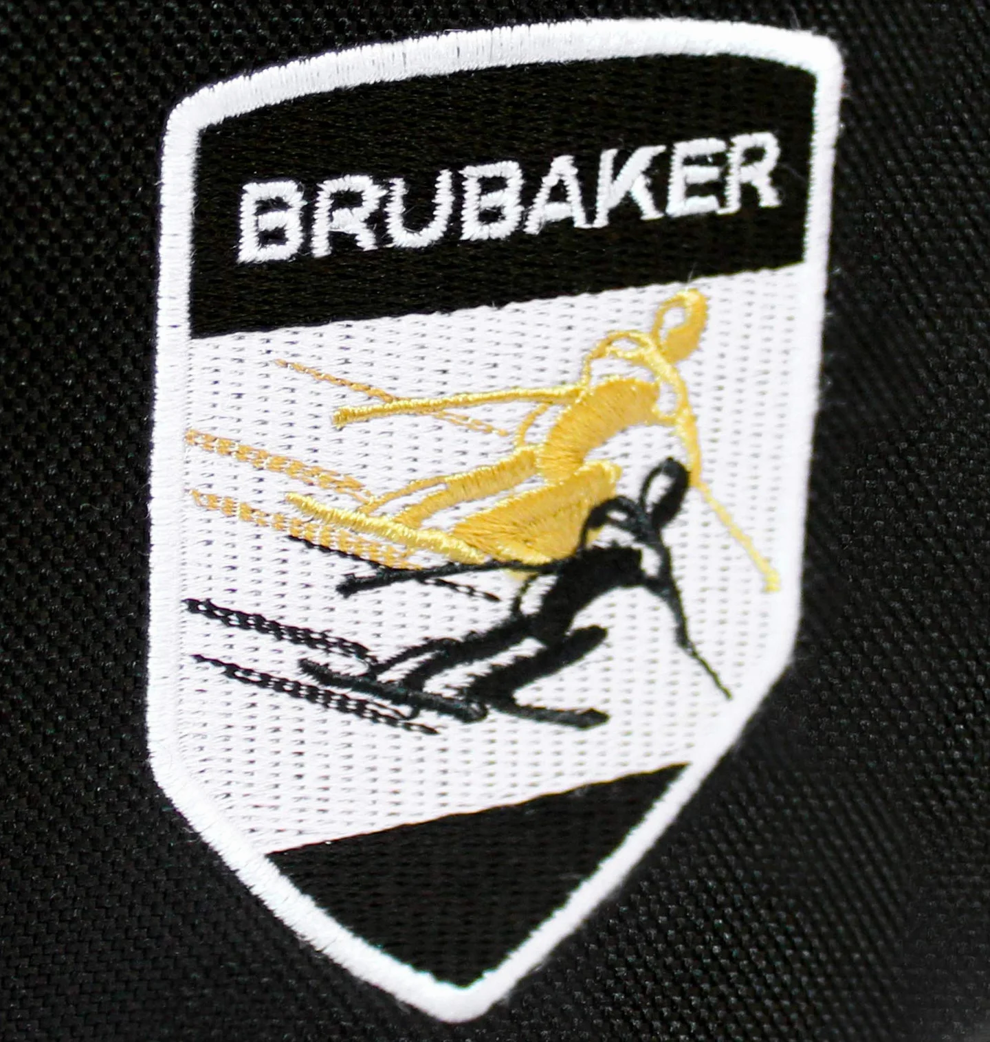 BRUBAKER Set de Ski Grenoble Sac à Chaussures de Ski Housse à Skis 170 cm 190 cm Noir Doré