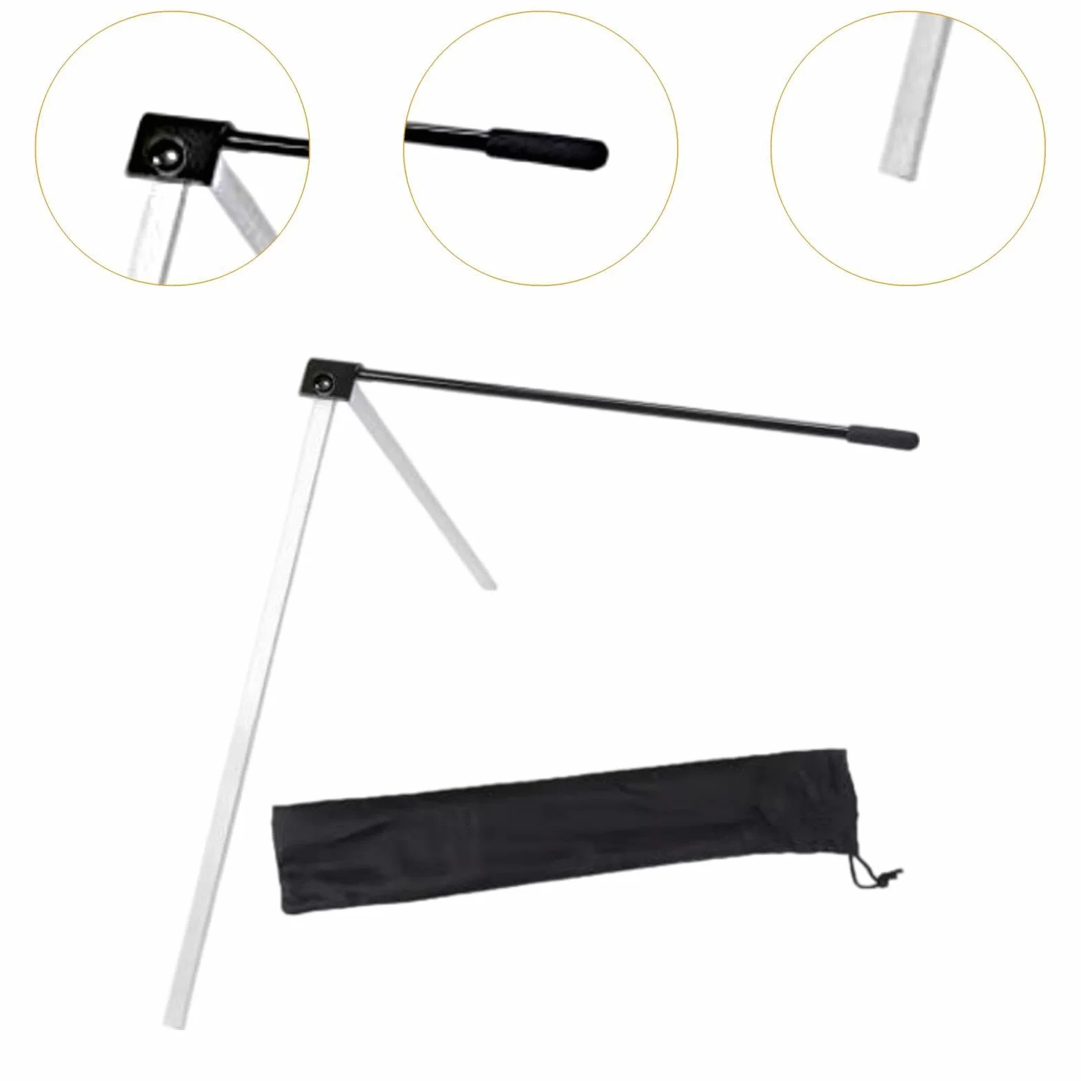 Oshhni Football Kicking Tee Adjustable Metal Flexible Field Holder for Men Women Kids