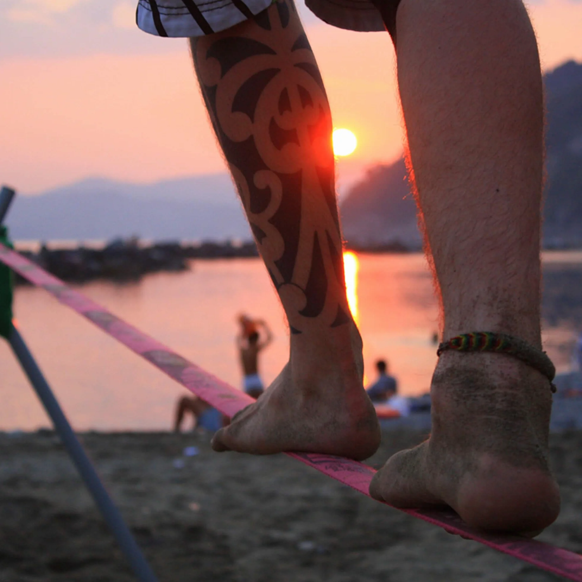 TKSA2 Kit Slackline Custom 20m Set Complet Sangle Cliquet