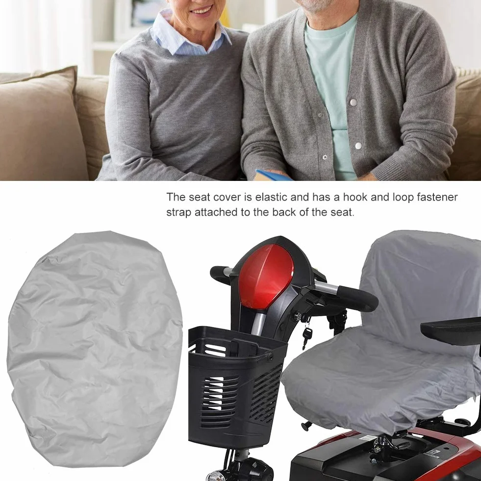 Housse de protection imperméable pour fauteuil roulant électrique, résistante au soleil et à la pluie