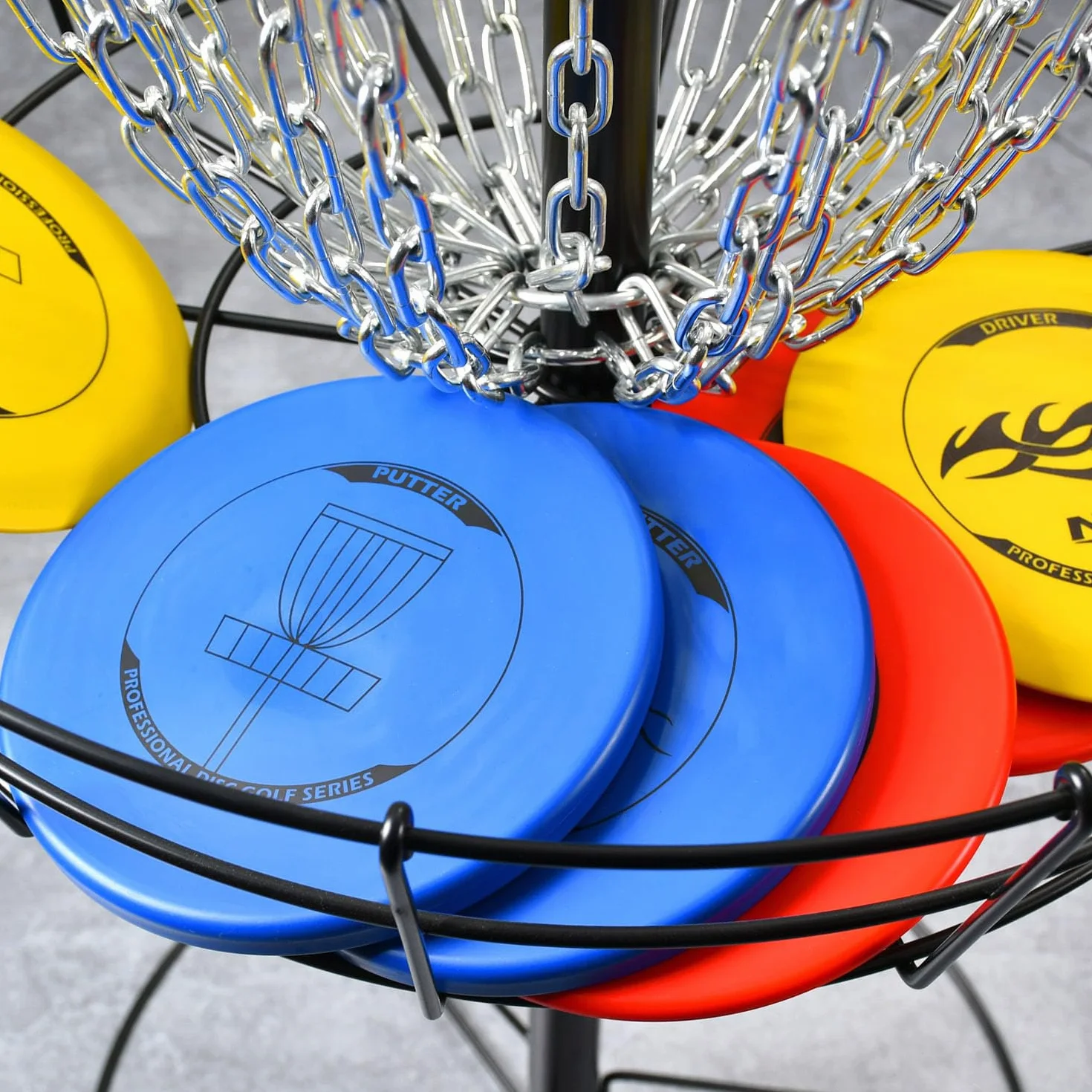 Ensemble de 6 disques de disc golf Naissgo, set professionnel avec putter, mid-range et driver pour adultes et enfants