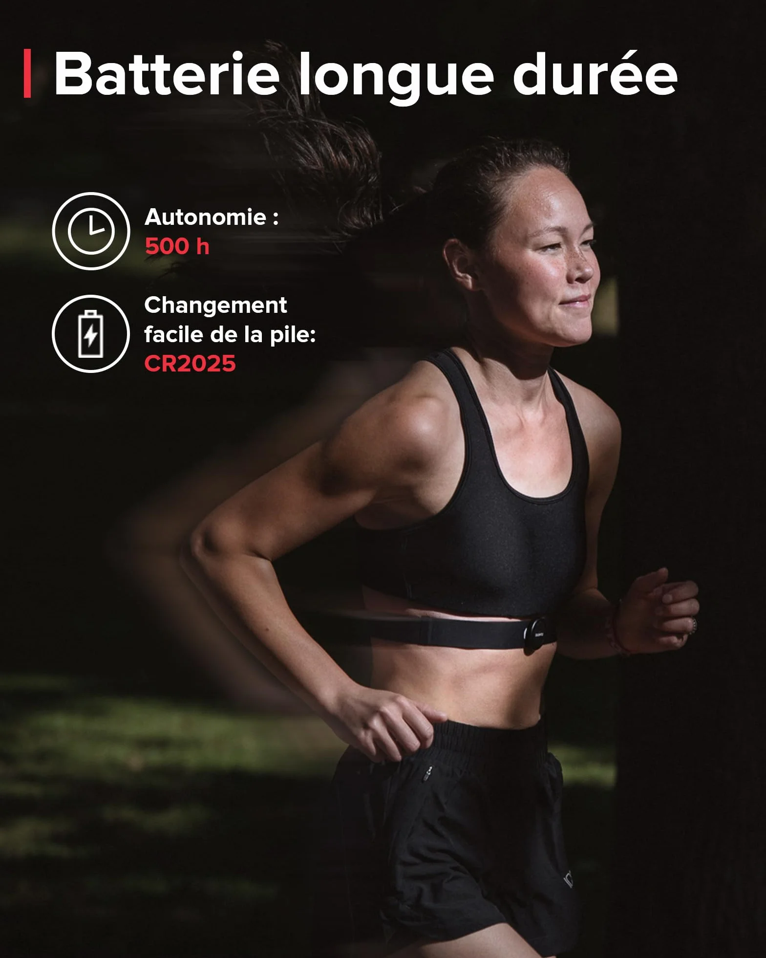SUUNTO Smart Ceinture Fréquence Cardiaque, Capteur VFC Multisport, 30 m Étanchéité, Bluetooth BLE, Batterie Longue Durée
