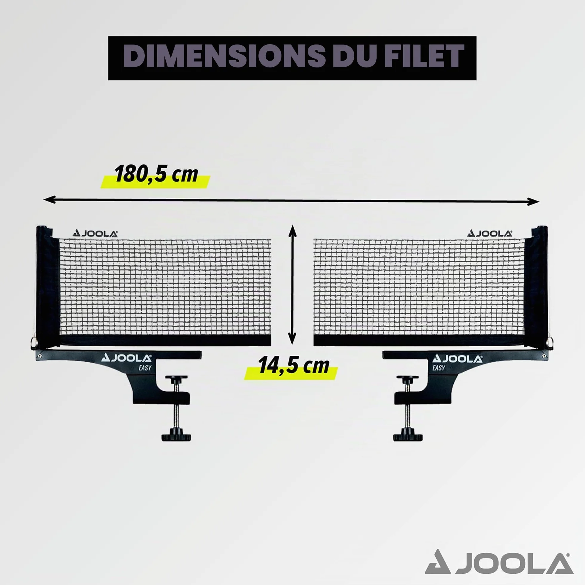 JOOLA EASY Ensemble filet et poteaux tennis de table