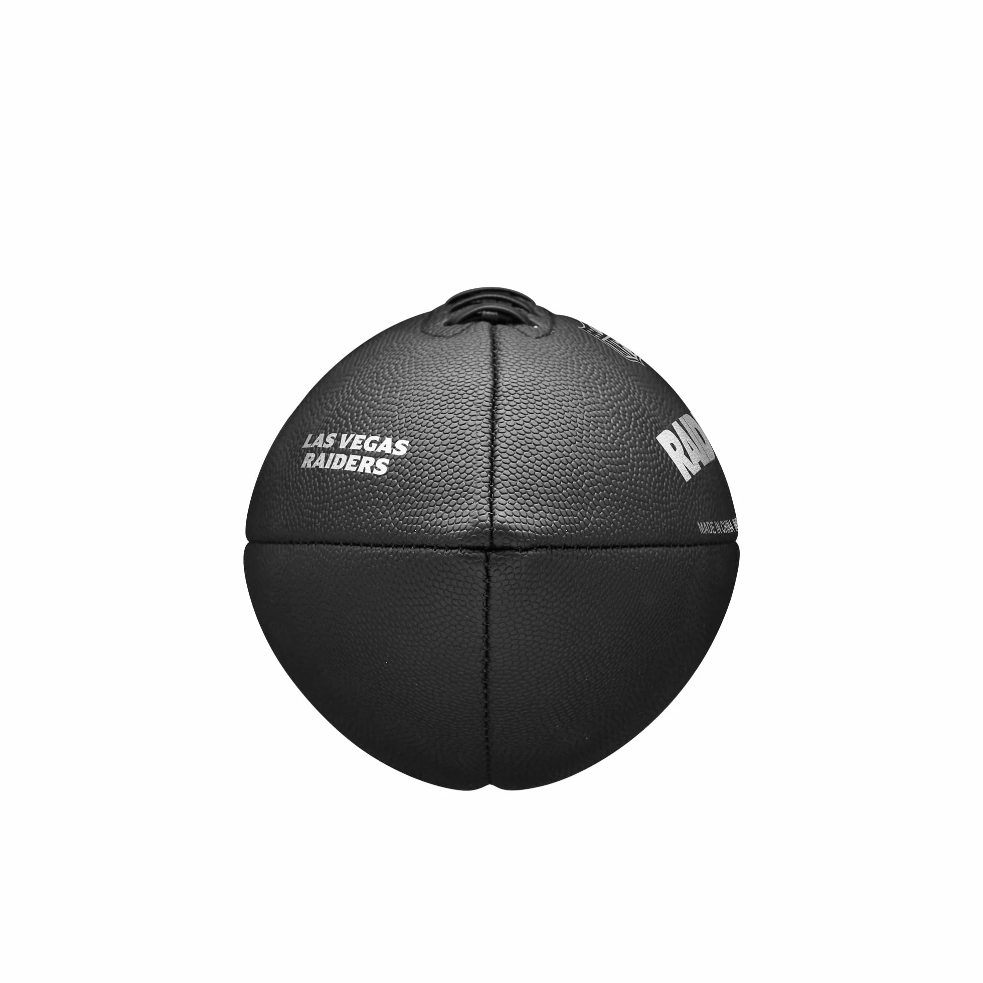 Wilson NFL Team Metallic Premiere Ballon de Football Taille Officielle Las Vegas Raiders