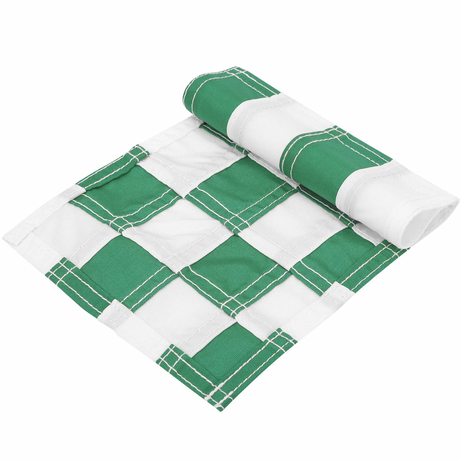 Lot de 4 drapeaux verts de golf à carreaux avec trous, pour entraînement de jardin