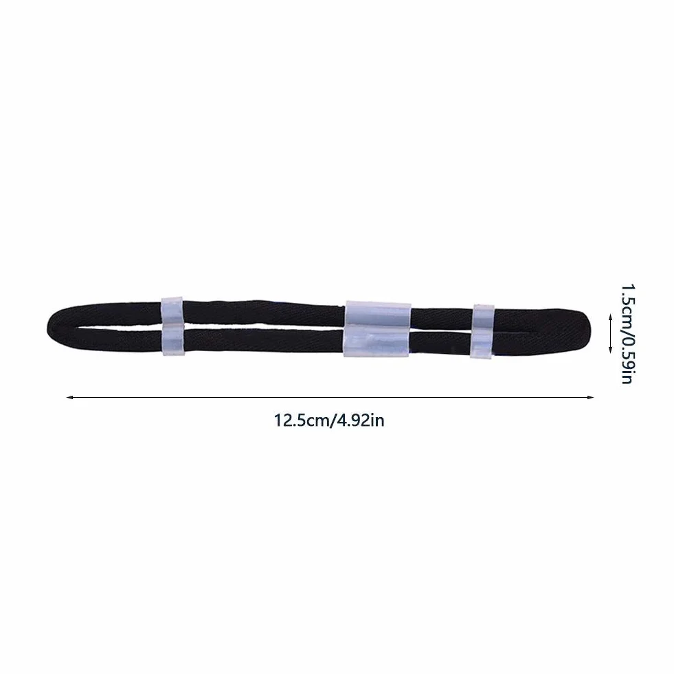 Dragonne réglable pour arc recourbé, accessoire de tir à l'arc classique et chasse (M-Noir)