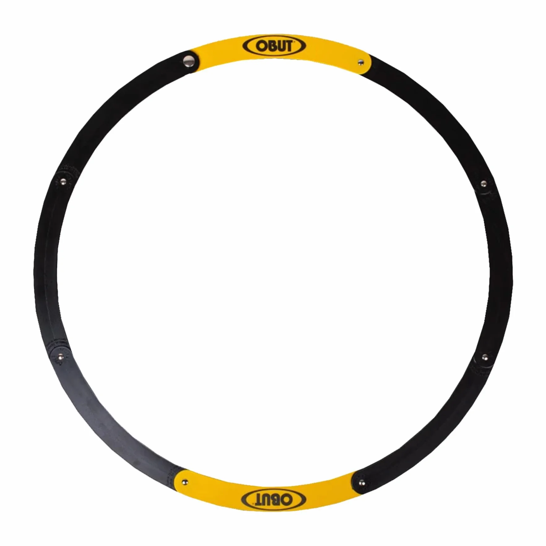 OBUT Cercle pétanque pliable noir/jaune