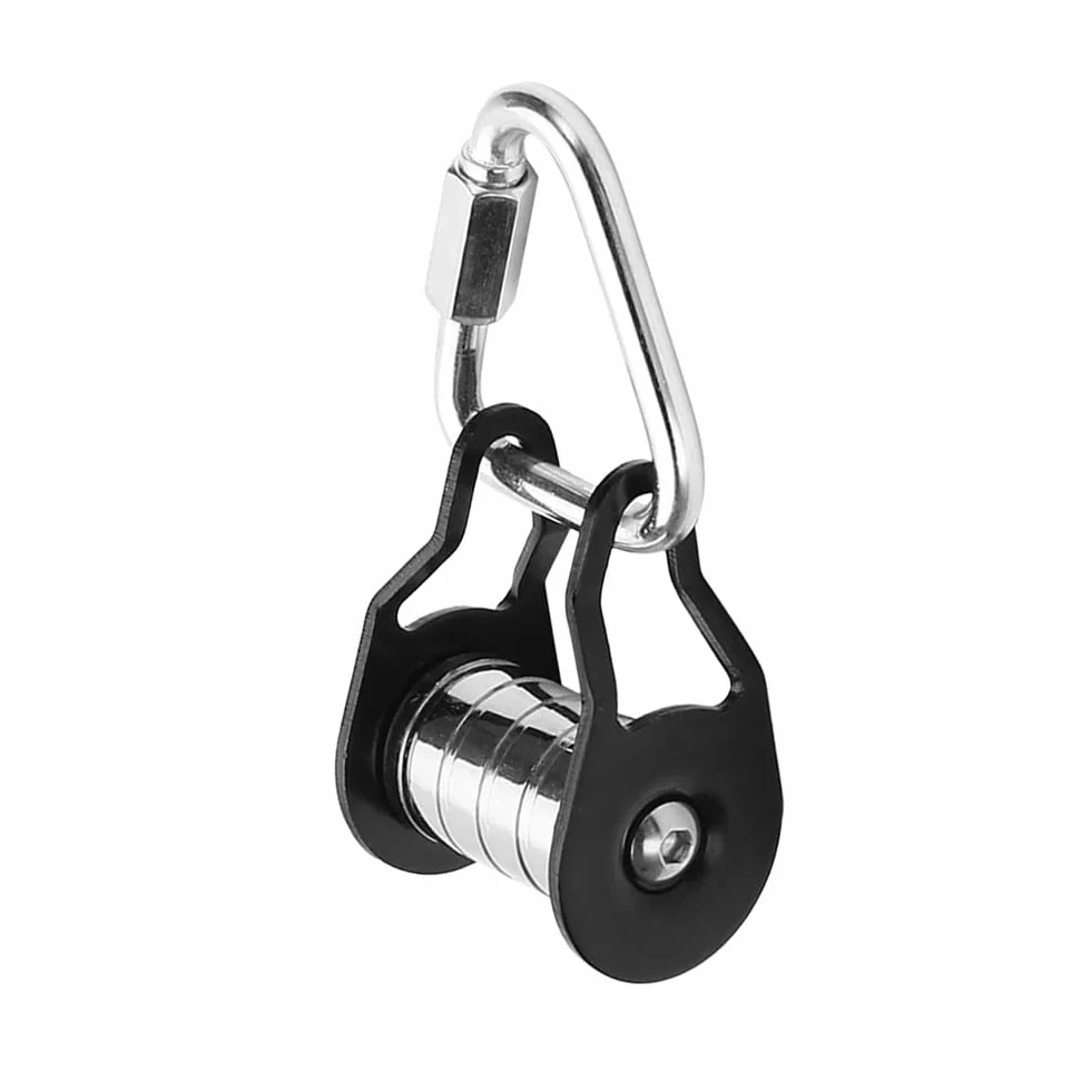 Kit de tyrolienne coulissante pour Adolescent avec poulie à glissière et barre de singe pour Slackline
