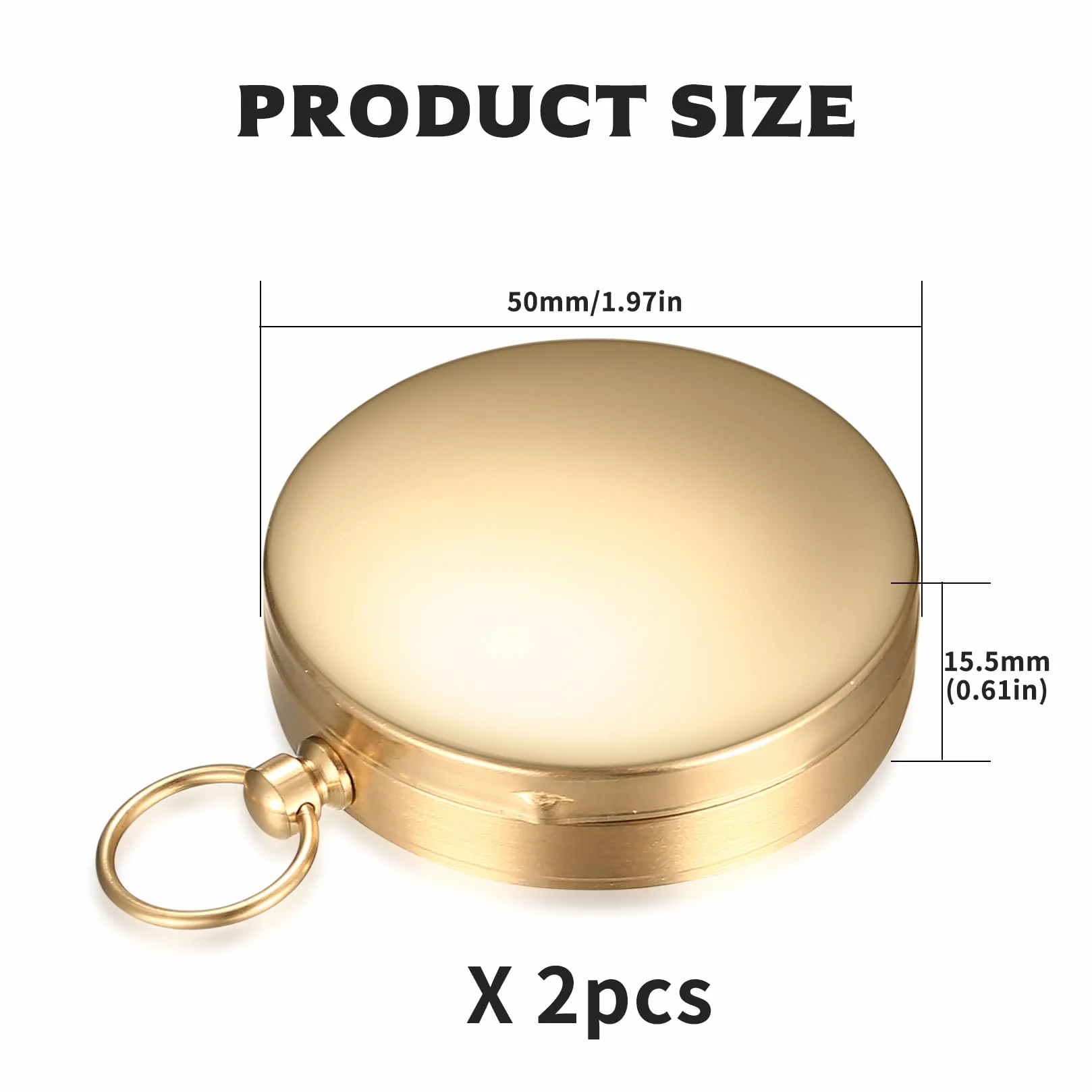 Boussole Randonnée étanche Portable Lumineuses pour Camping Navigation Extérieure