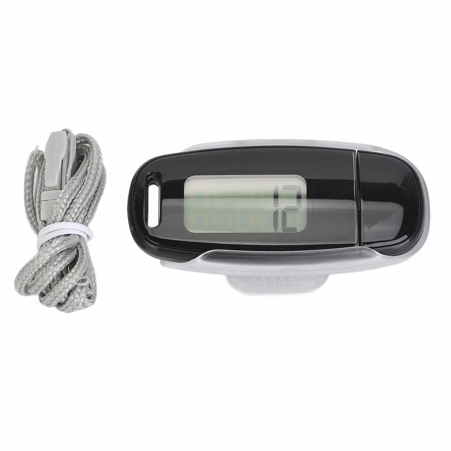 Podomètre 3D Grand écran LCD Rechargeable USB Léger Précis avec Lanière