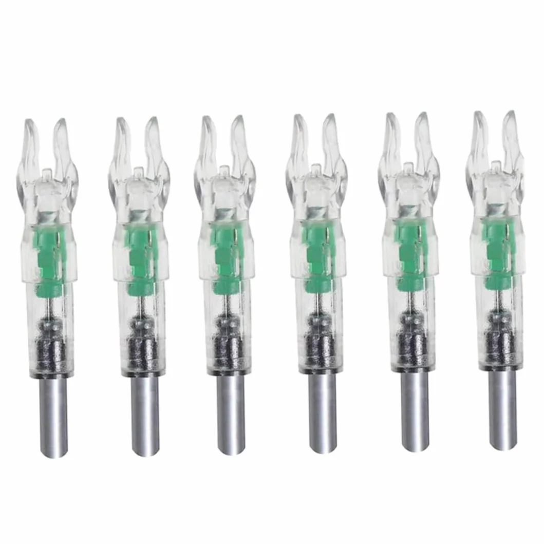 Encoches Lumineuses LED pour Flèches Lot de 12 Plastique Archerie