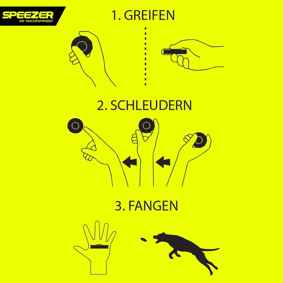 SPEEZER Lot de 3 mini frisbee - Disque jaune, gadget de sport en plein air, doux et petit, jeu de lancer