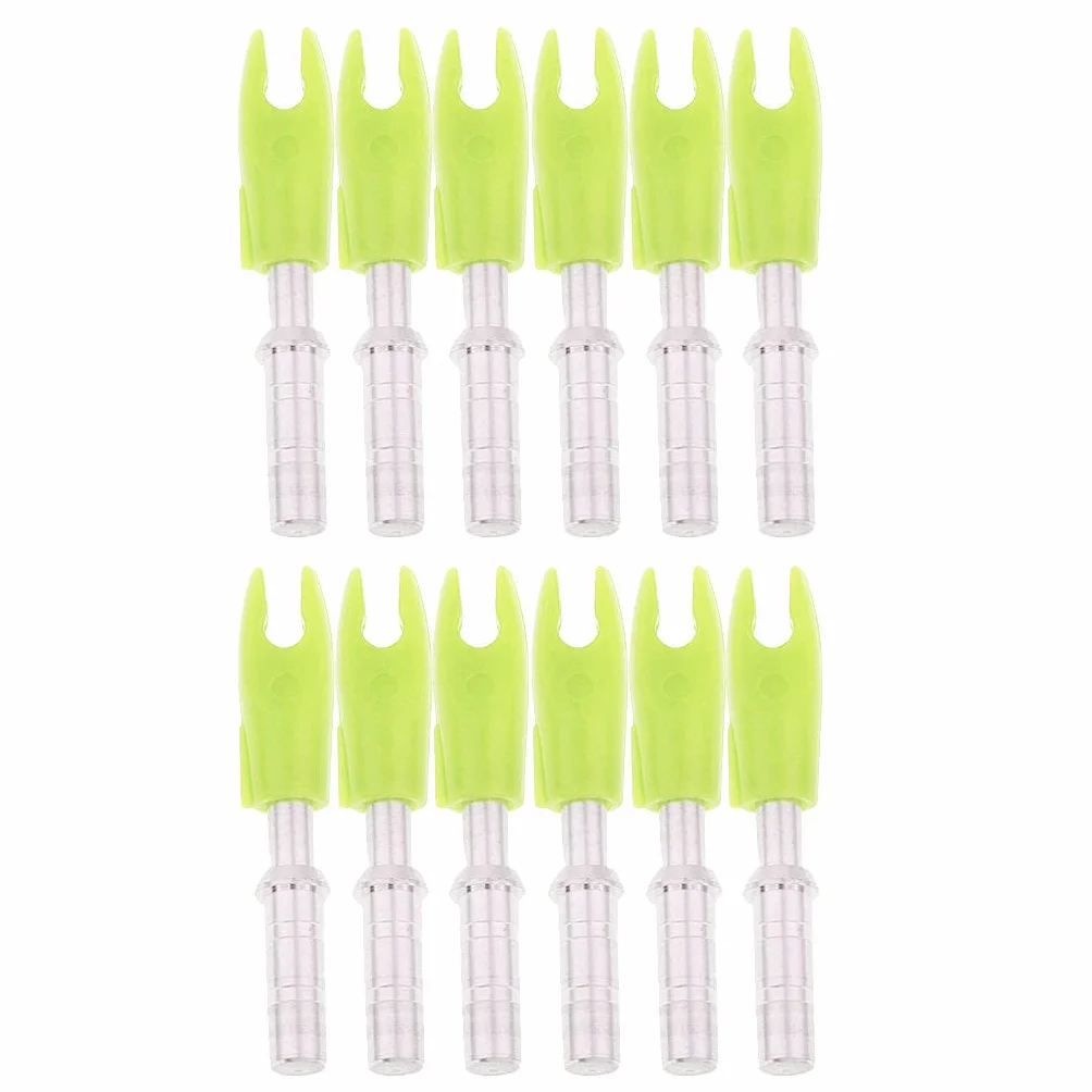 Sharplace 12 Encoches en Plastique pour Arbre de Flèche ID 4.2mm