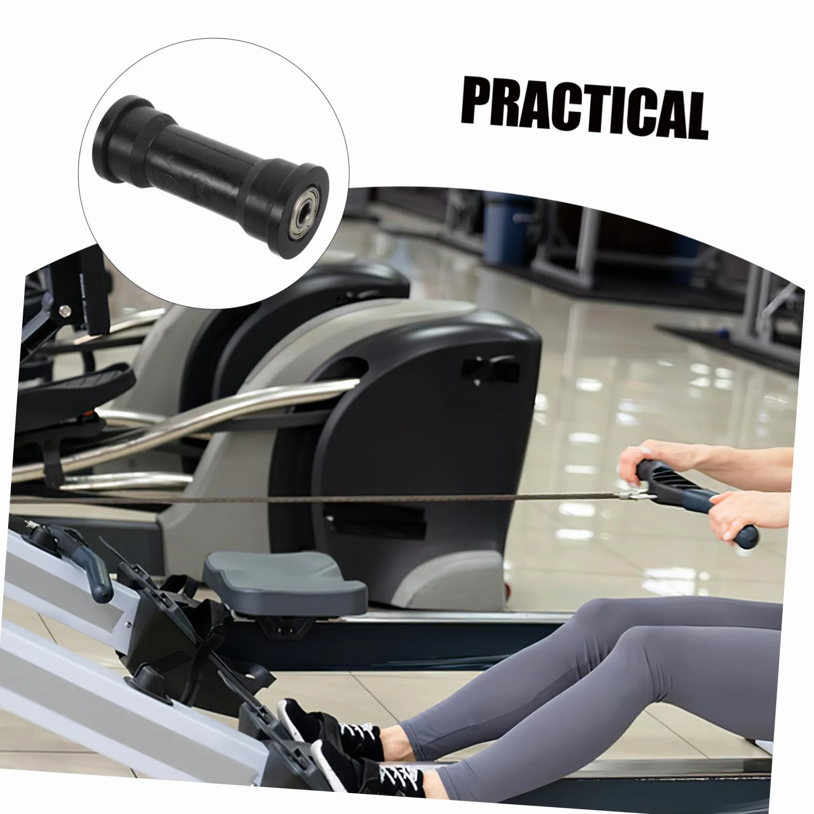 Toddmomy Poulie Robuste pour Rameur Équipement de Fitness Roulements