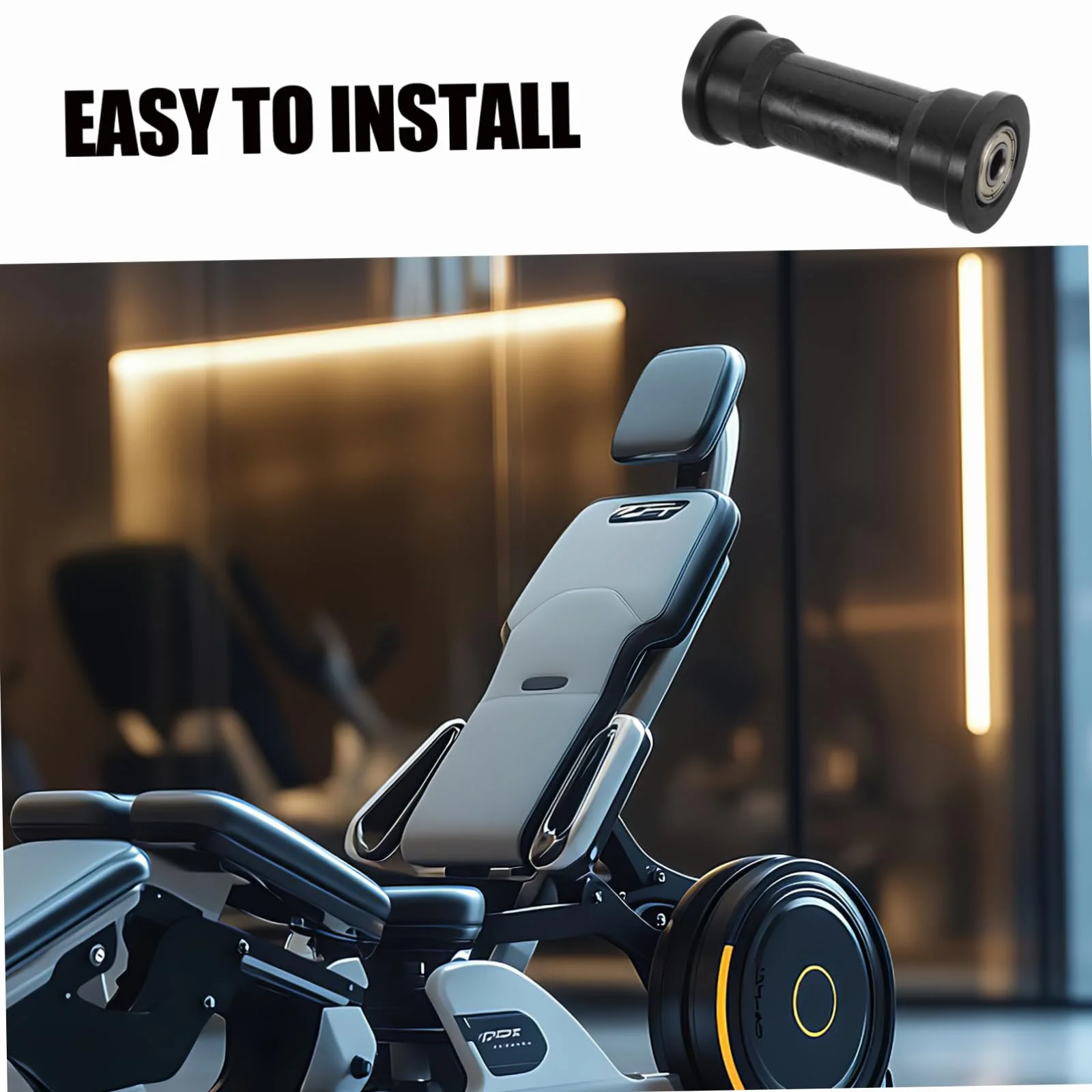 Toddmomy Poulie Robuste pour Rameur Équipement de Fitness Roulements