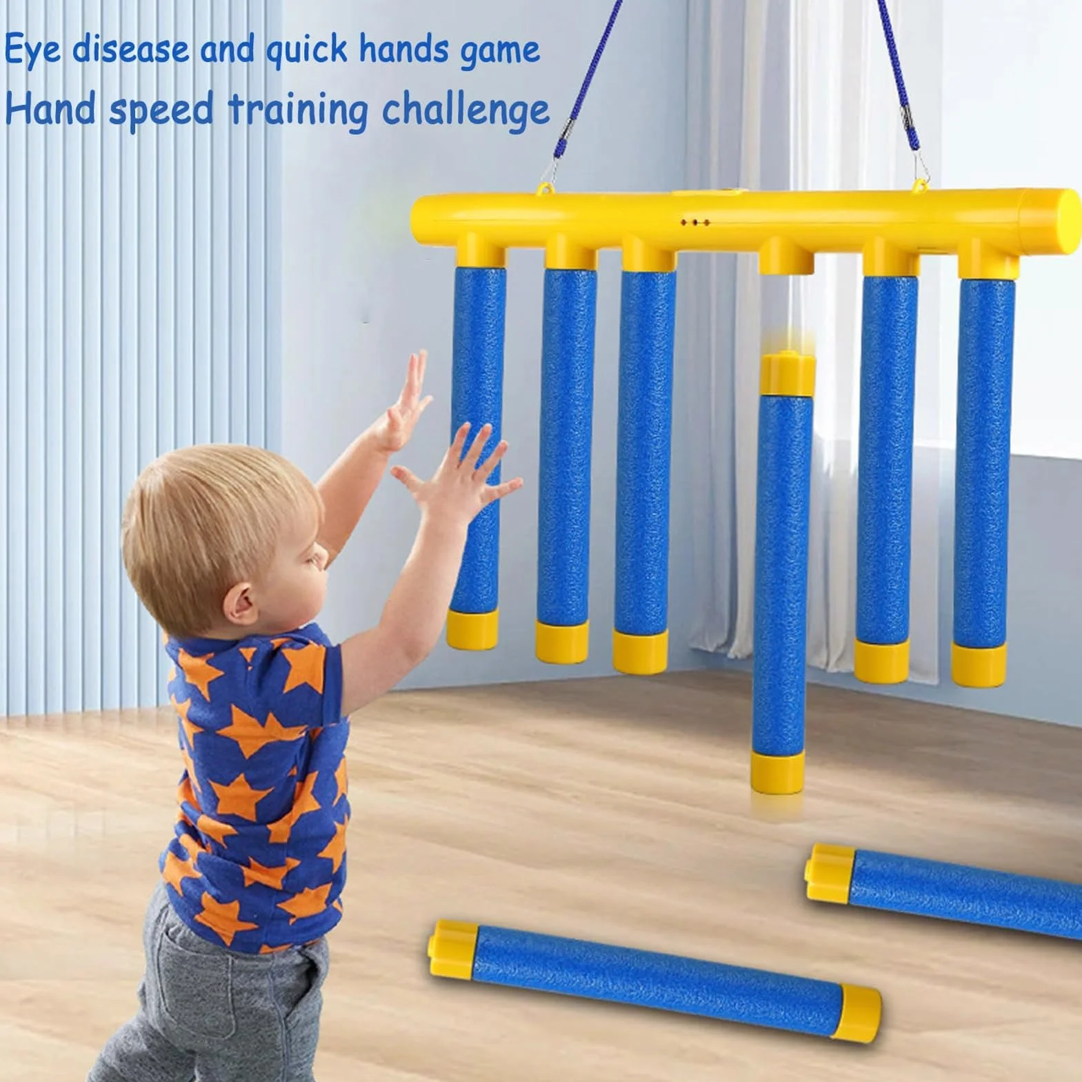 Reflex Drop Sticks Reaction Rods Agility Bars for Speed Training