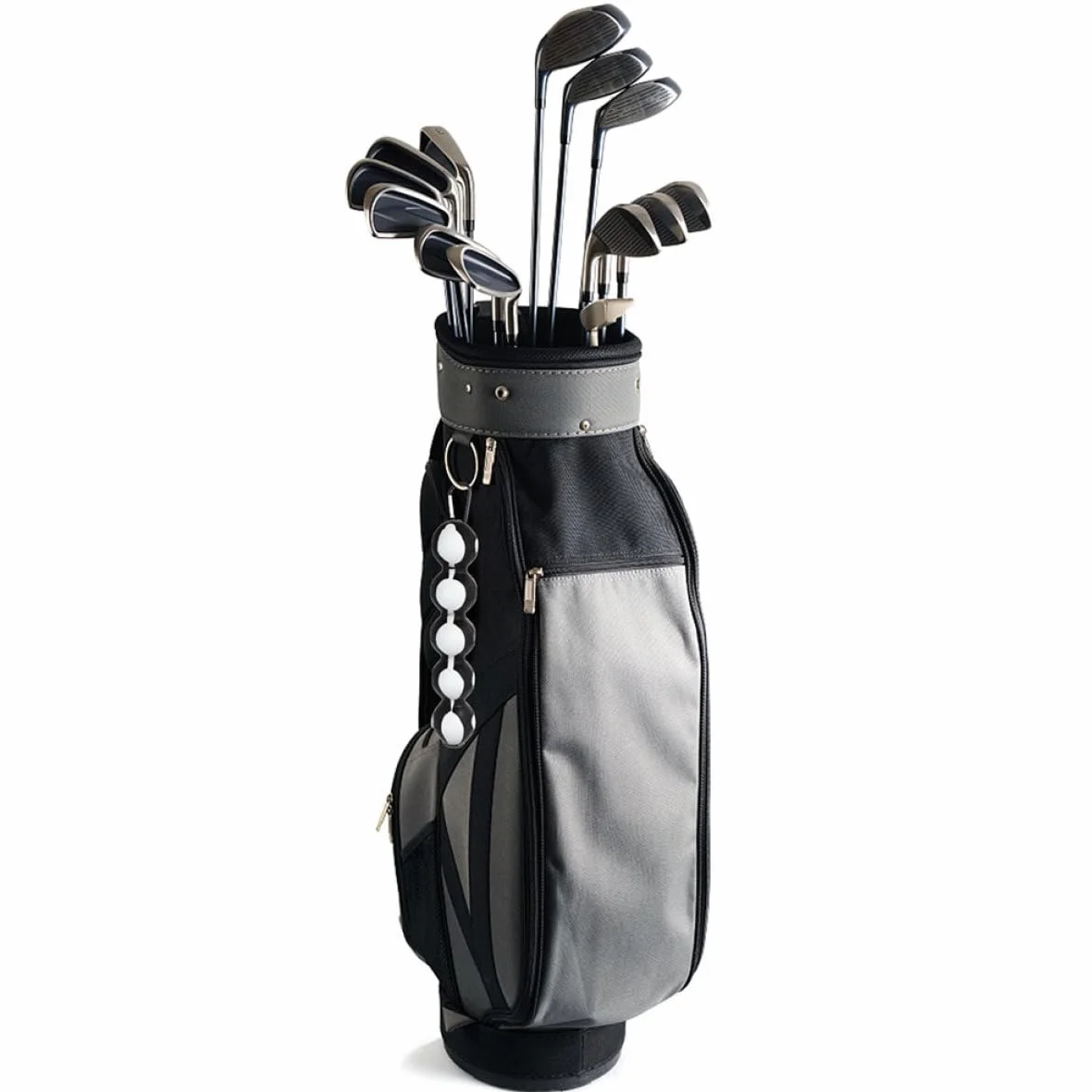 Porte-Golf en Silicone Noir Abaodam Lot de 2 Clip Portable Protection Accessoires pour Voiturette de Golf
