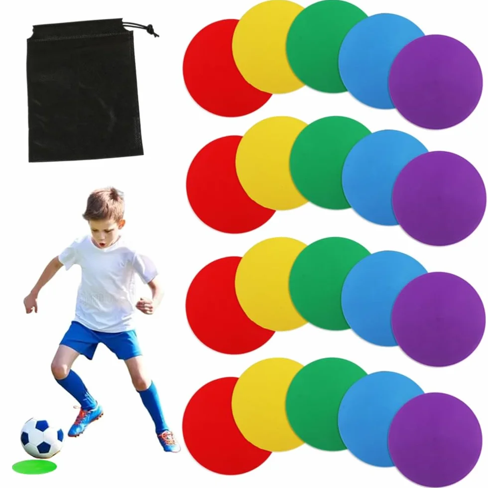Marqueur Spot Antidérapant 10cm Caoutchouc Multicolore Agility Point Sport