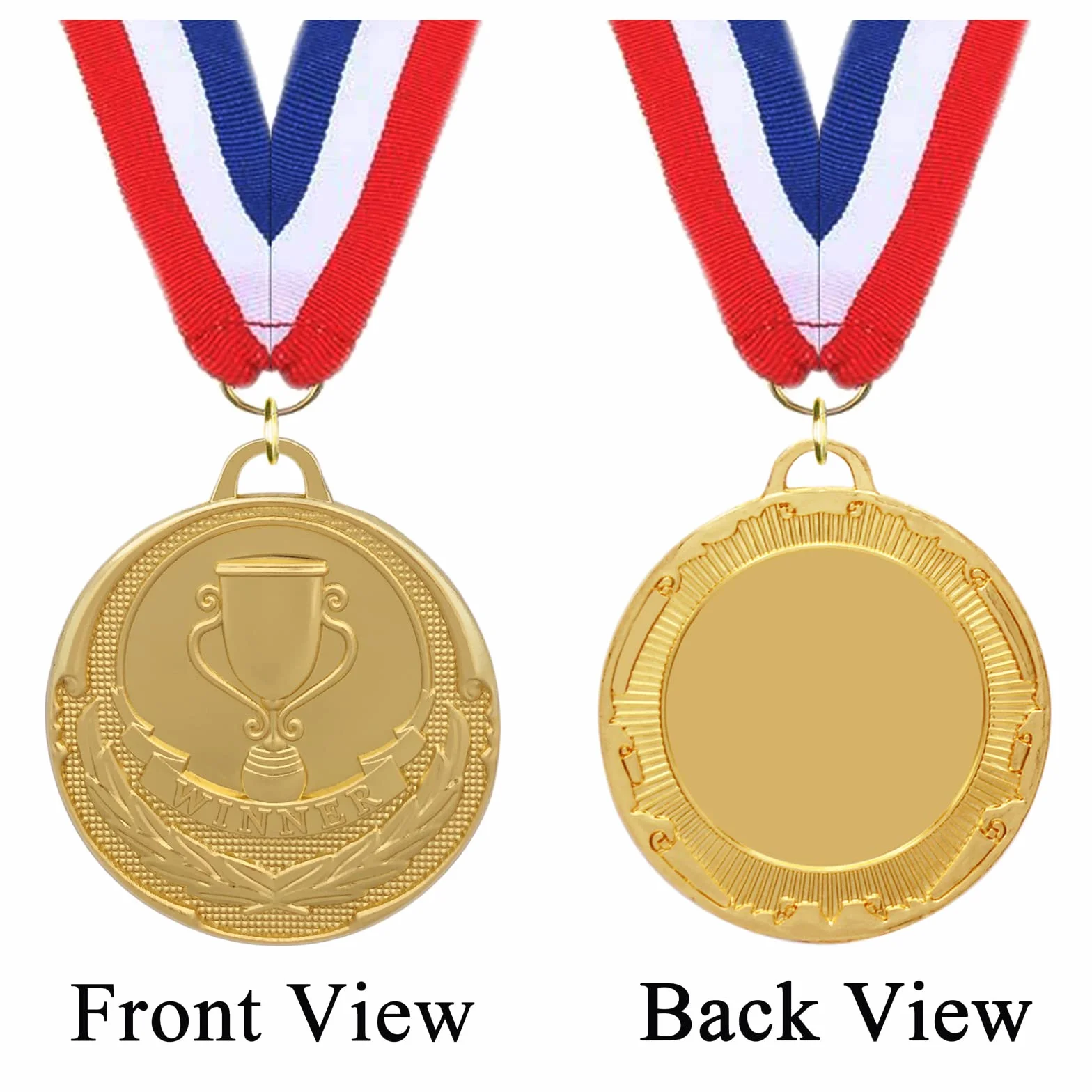 Médaille Olympique Enfant 12 Pièces Or Argent Bronze Trophée Sportif Anniversaire Fête Jeux Jouet Récompense