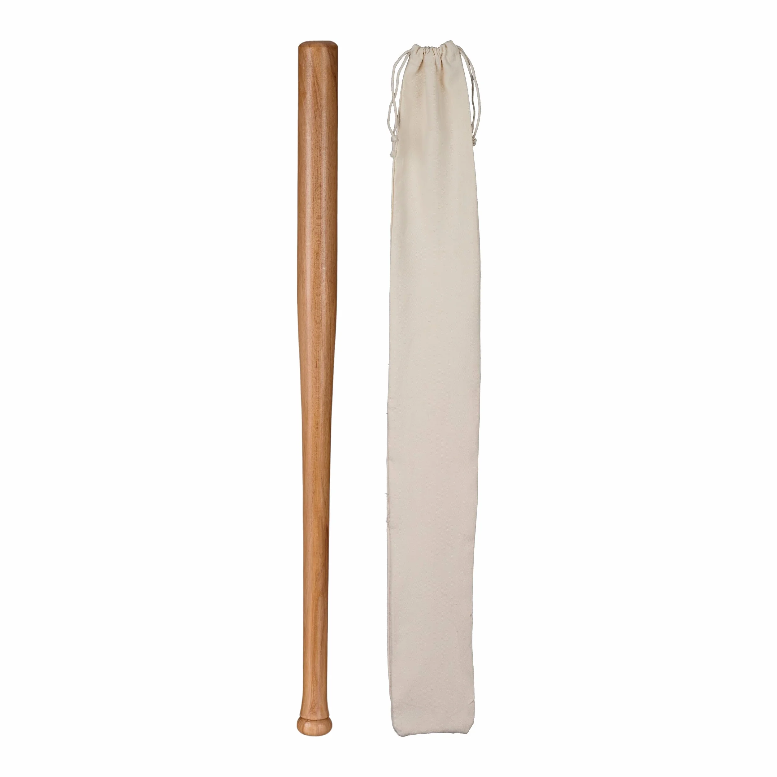 Relaxdays Batte de Baseball en Bois 34" Sac en Jute